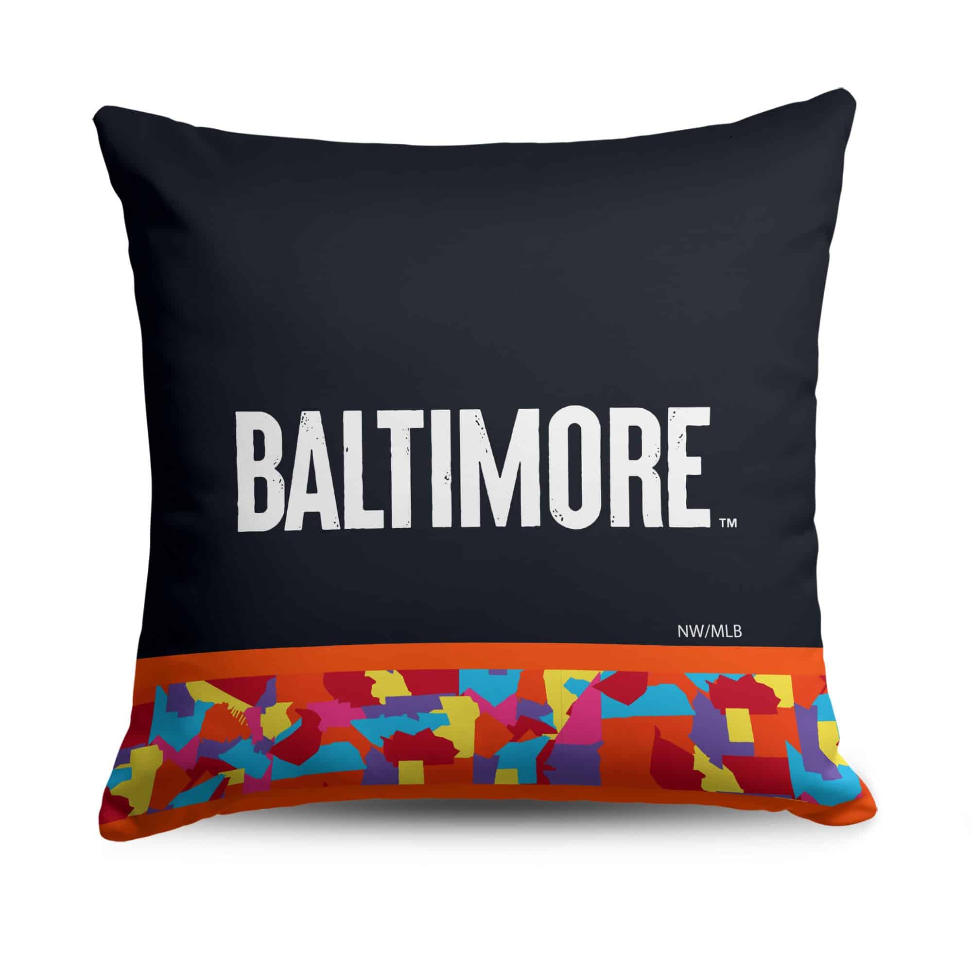 MLB Baltimore Orioles City Connect Throw Pillow 18¡Á18 Inches