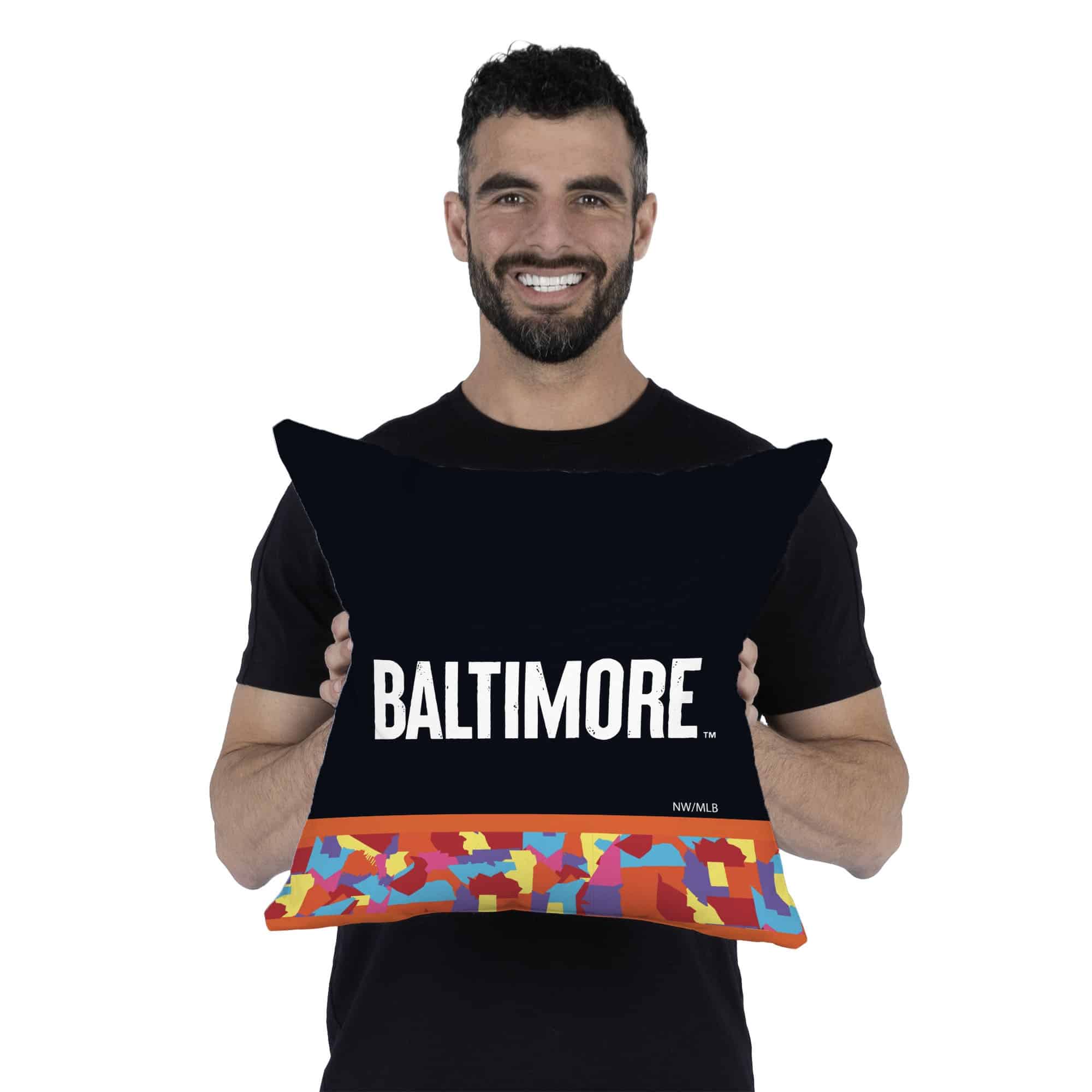 MLB Baltimore Orioles City Connect Throw Pillow 18¡Á18 Inches