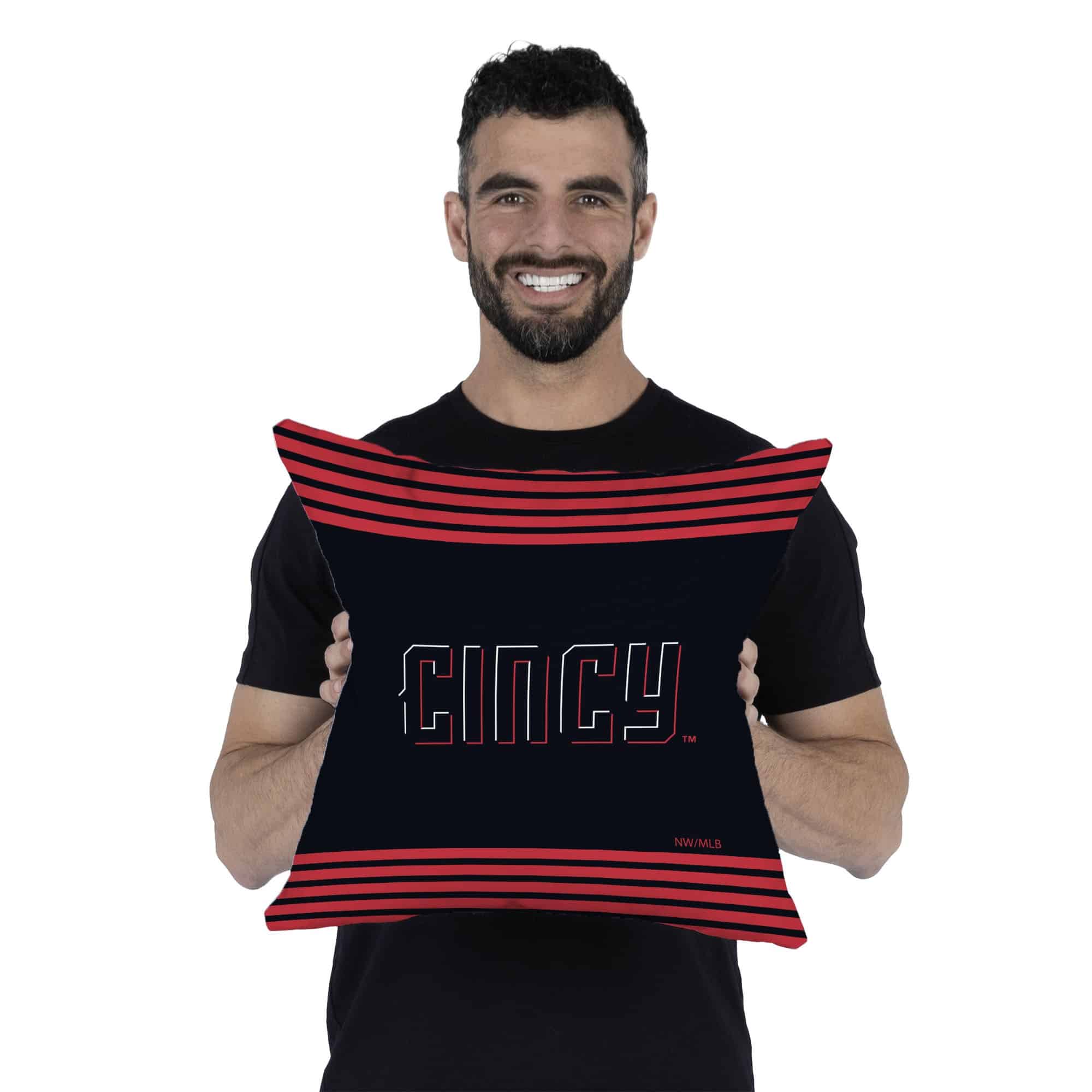 MLB Cincinnati Reds City Connect Throw Pillow 18¡Á18 Inches