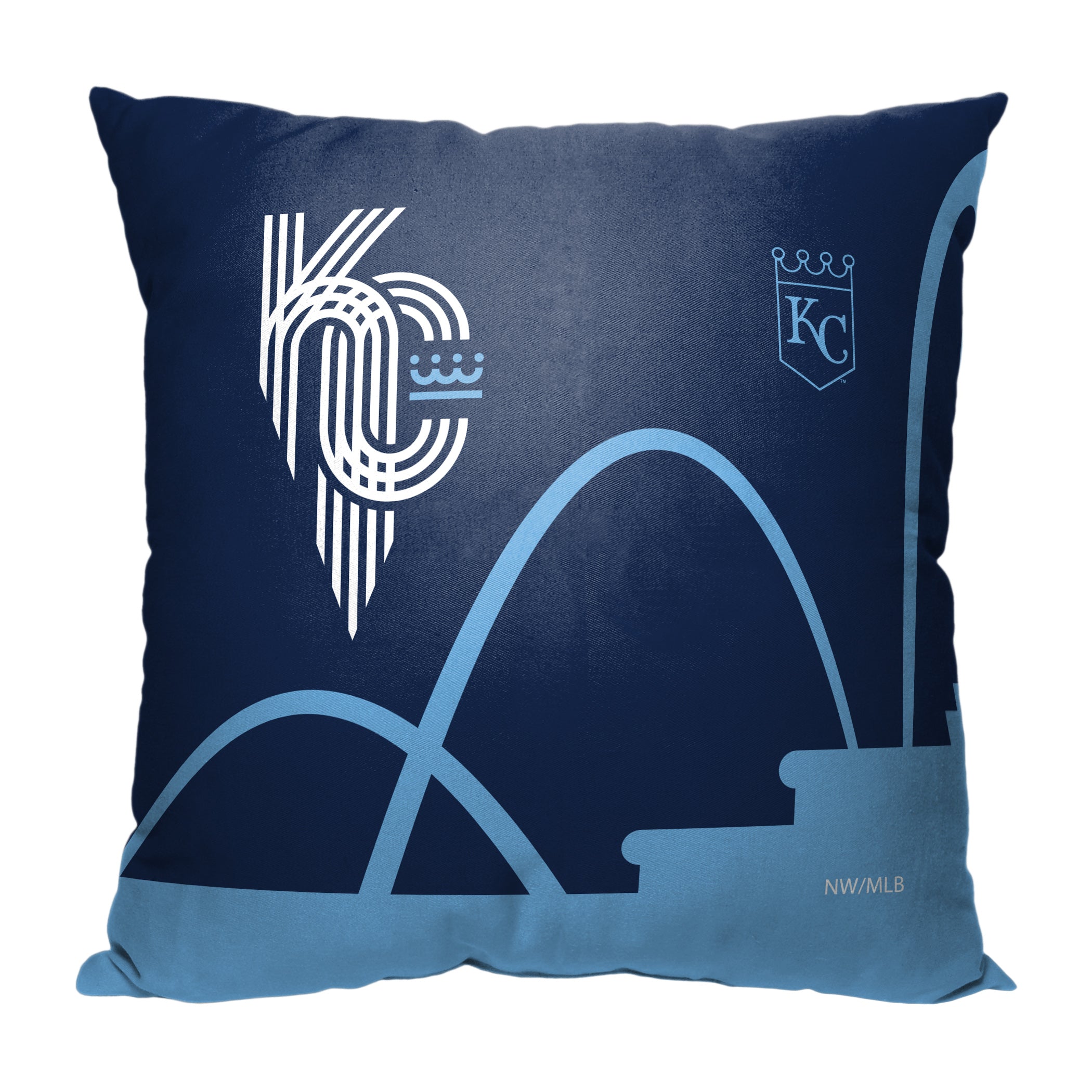MLB Kansas City Royals City Connect Throw Pillow 18x18 Inches
