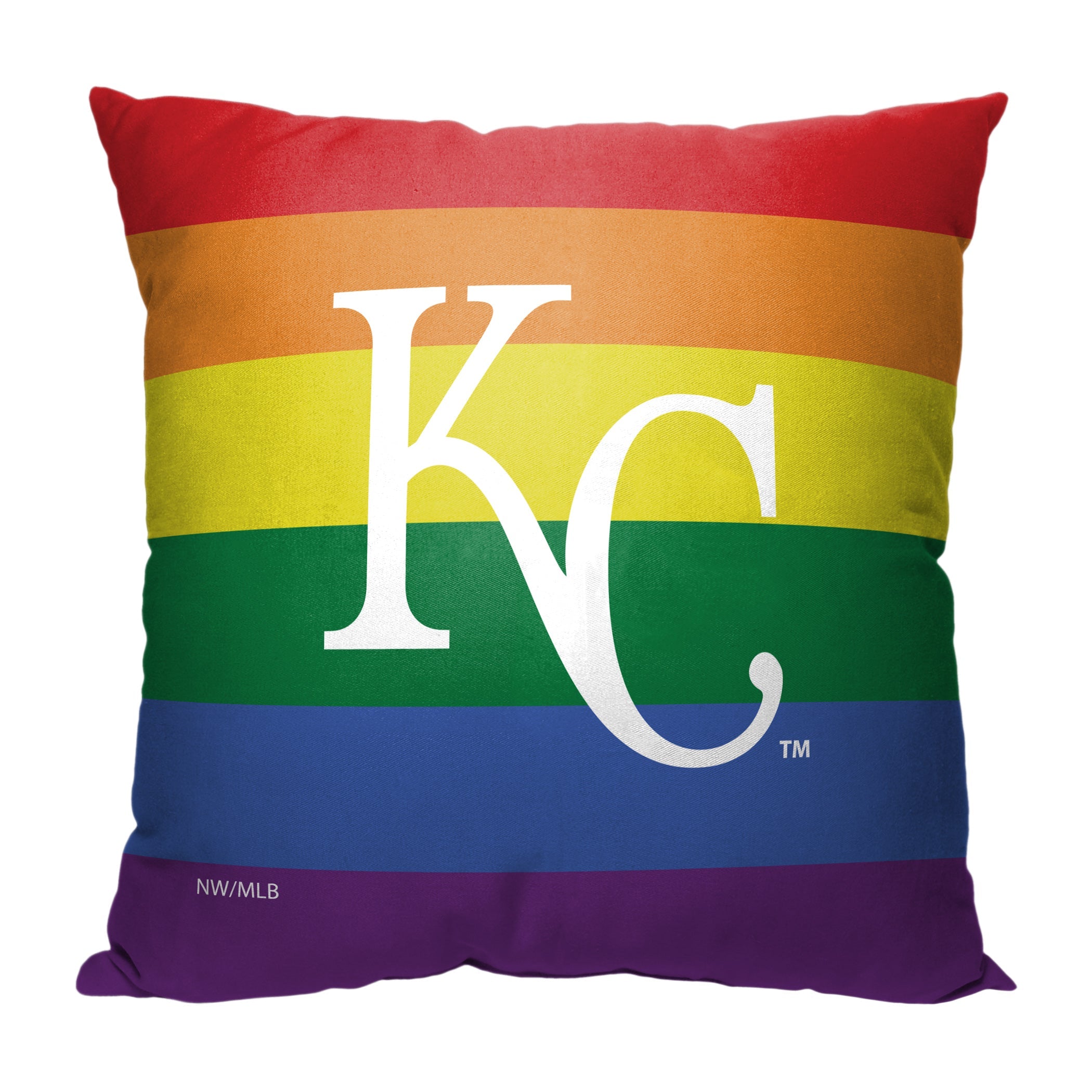 MLB Kansas City Royals Pride Series Throw Pillow 18x18 Inches