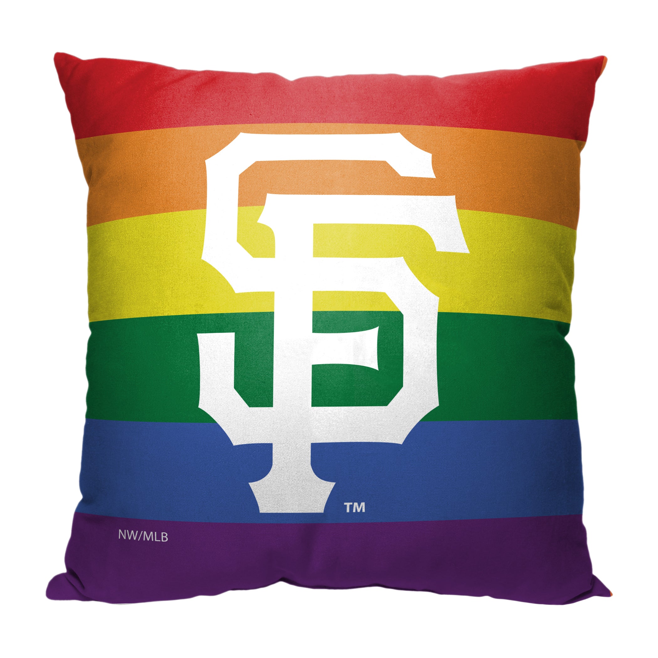 MLB San Francisco Giants Pride Series Throw Pillow 18x18 Inches