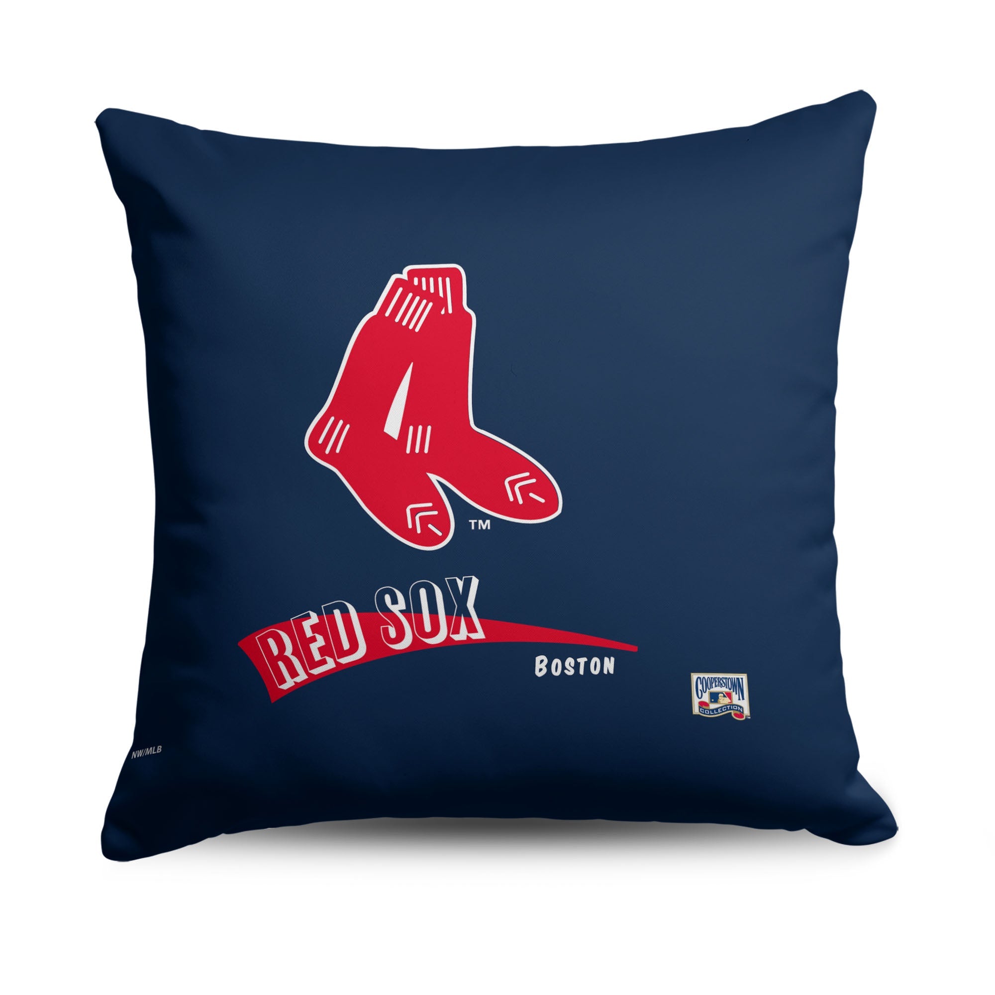 Boston Red Sox MLB CC Throwback Throw Pillow 18x18 Inches