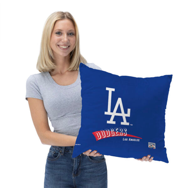 Los Angeles Dodgers MLB CC Throwback Throw Pillow 18x18 Inches