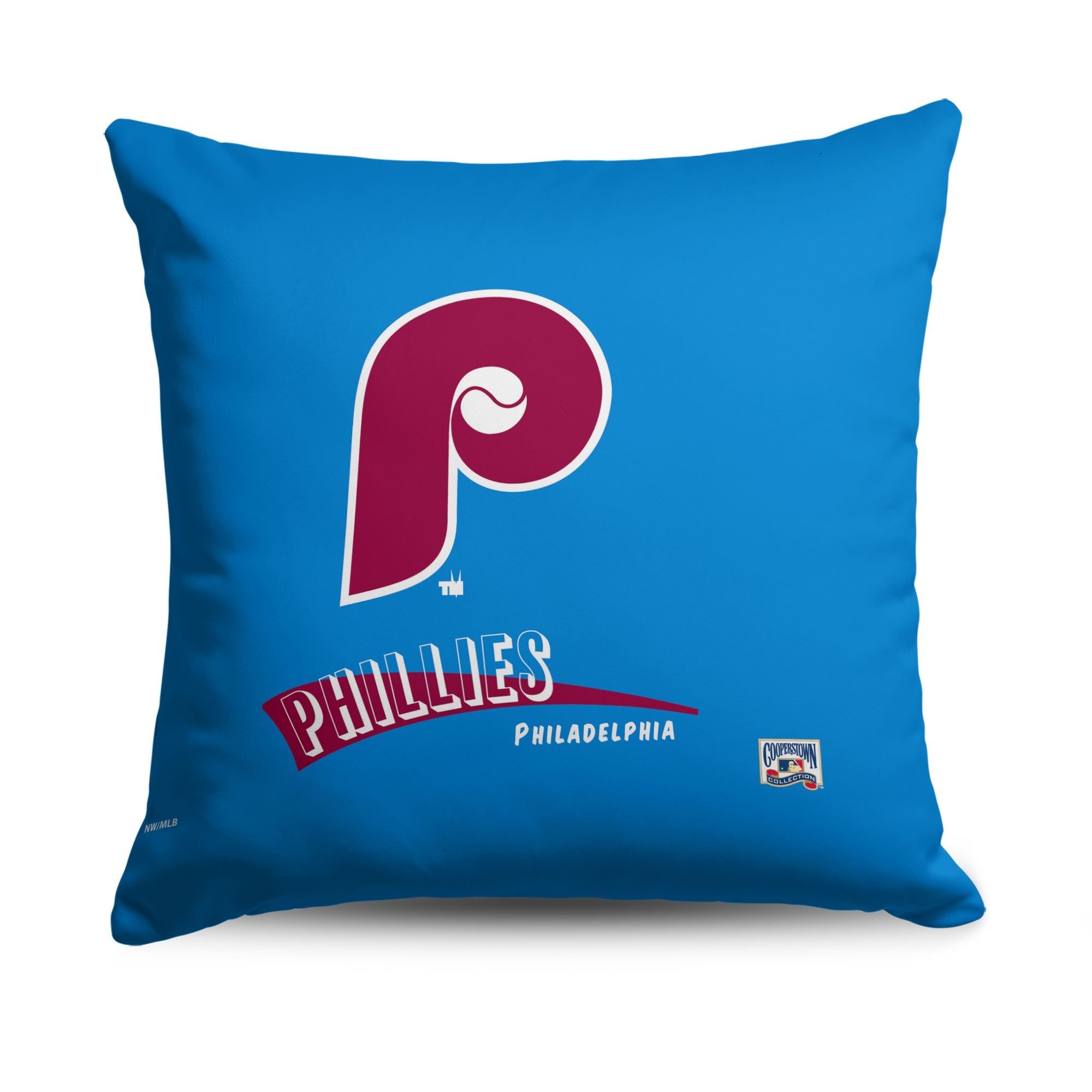 Philadelphia Phillies MLB CC Throwback Throw Pillow 18x18 Inches