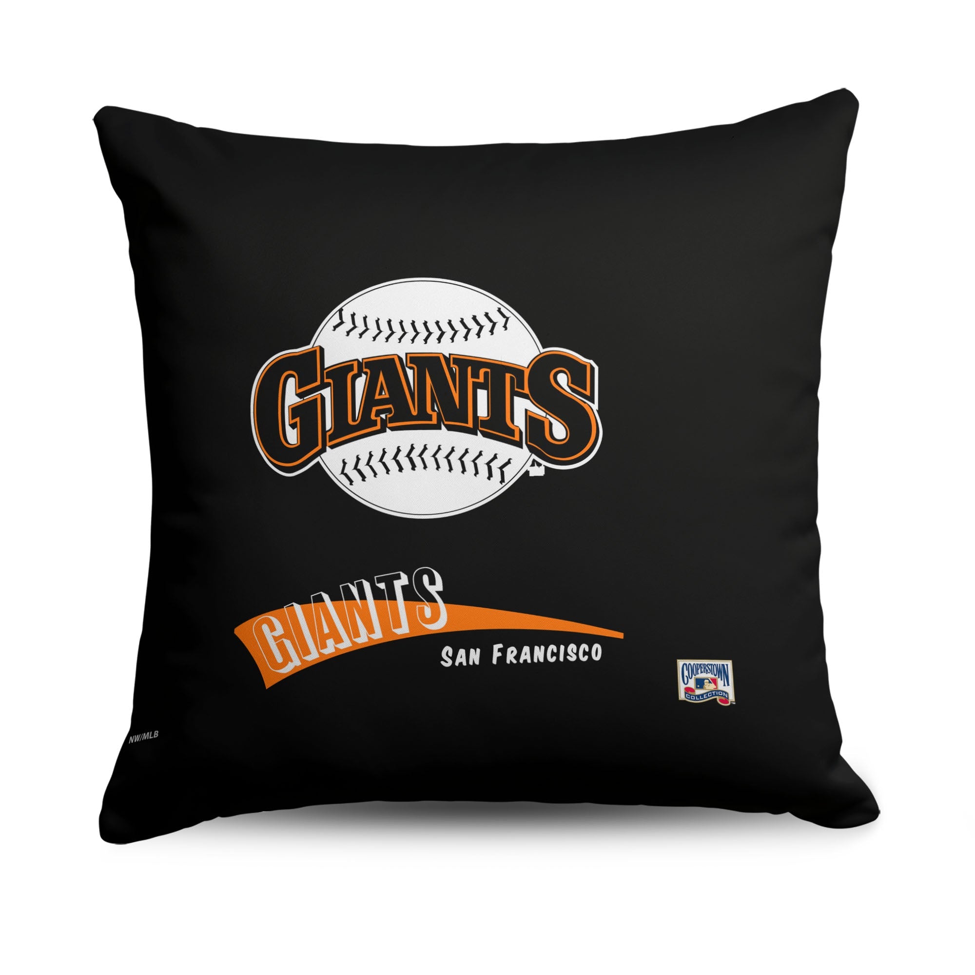 San Francisco Giants MLB CC Throwback Throw Pillow 18x18 Inches