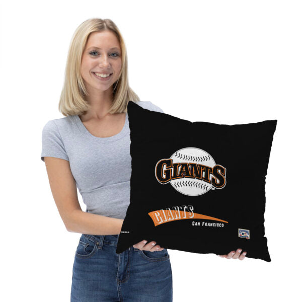 San Francisco Giants MLB CC Throwback Throw Pillow 18x18 Inches