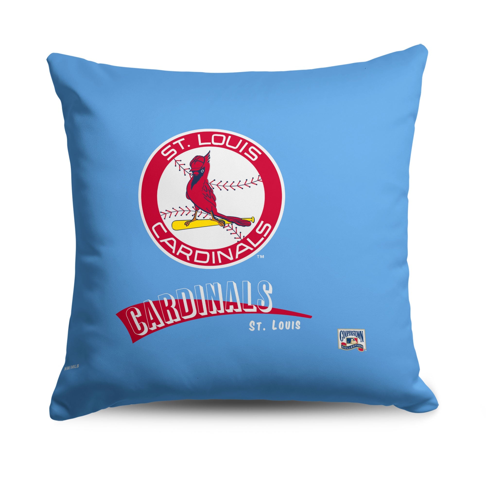 St Louis Cardinals MLB CC Throwback Throw Pillow 18x18 Inches