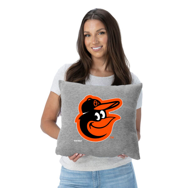 Baltimore Orioles MLB Primary Sweatshirt Pillow 16 Inches