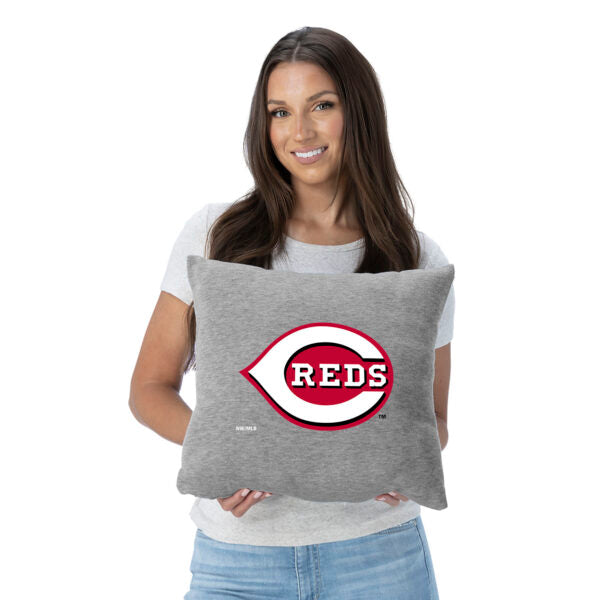 Cincinnati Reds MLB Primary Sweatshirt Pillow 16 Inches
