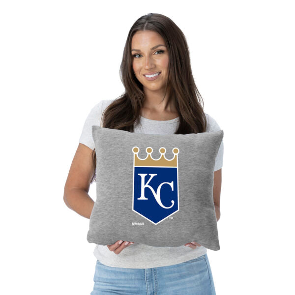 Kansas City Royals MLB Primary Sweatshirt Pillow 16 Inches