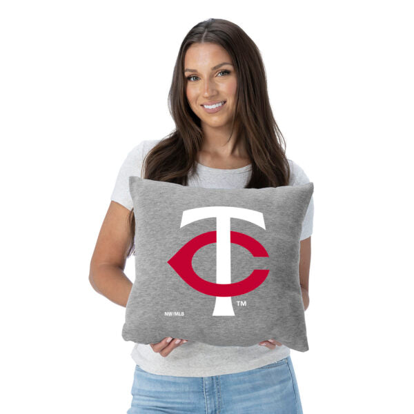 Minnesota Twins MLB Primary Sweatshirt Pillow 16 Inches