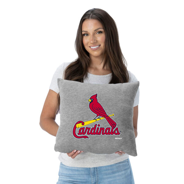 St. Louis Cardinals MLB Primary Sweatshirt Pillow 16 Inches