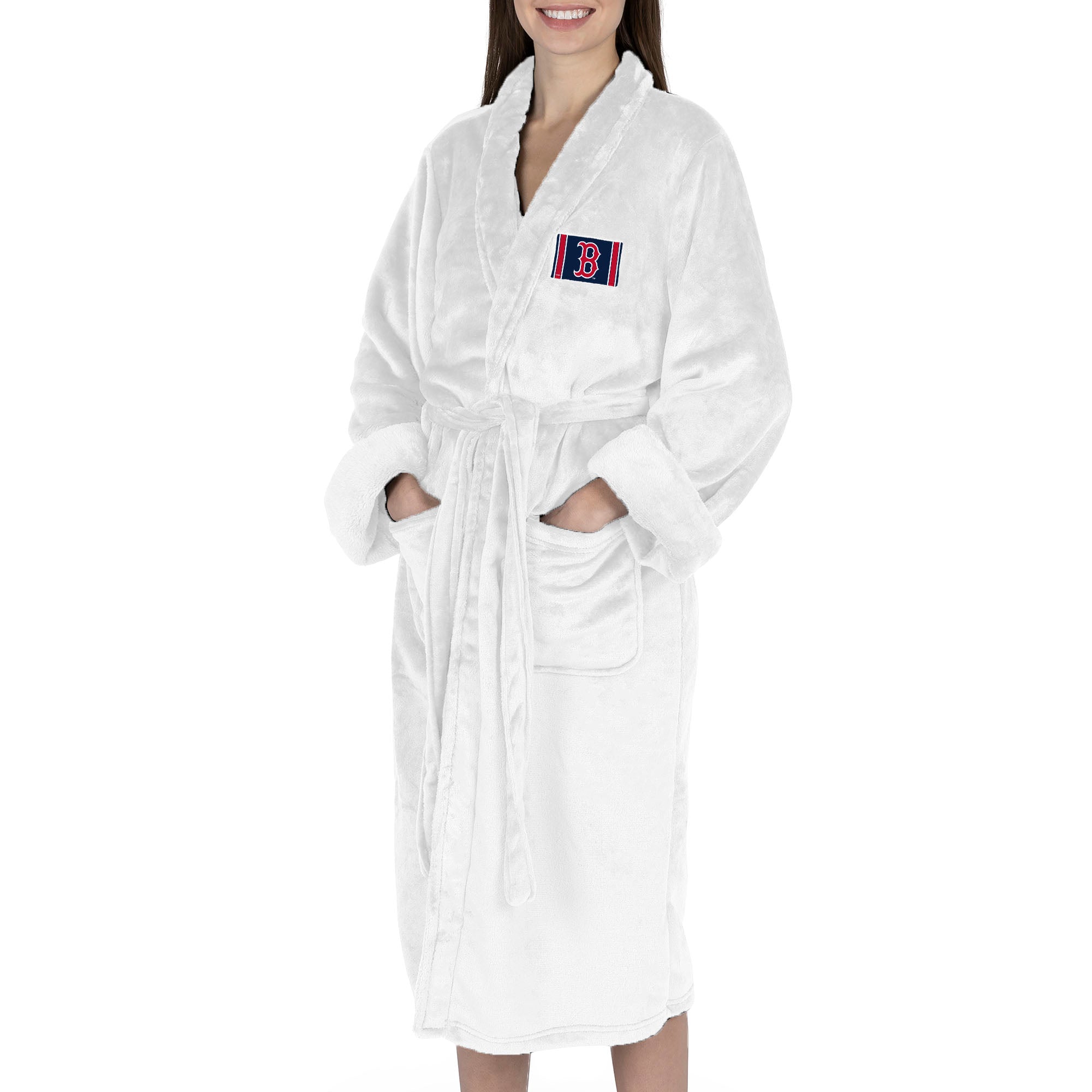 Boston Red Sox MLB Tag Silk Touch Robe Small/Medium