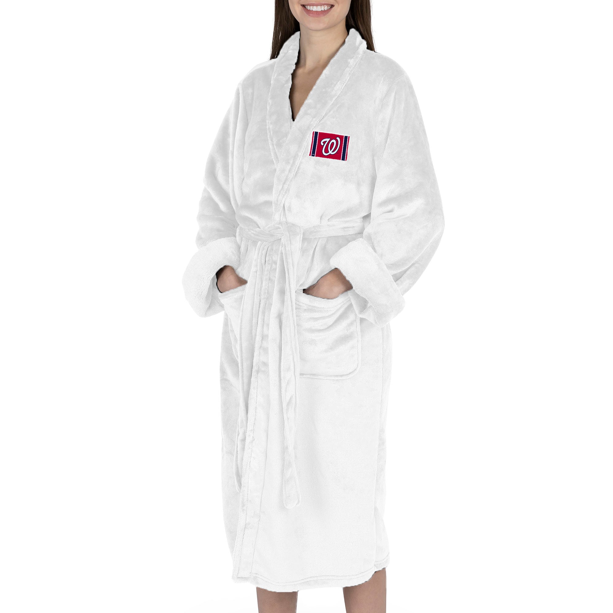 Washington Nationals MLB Tag Silk Touch Robe Small/Medium