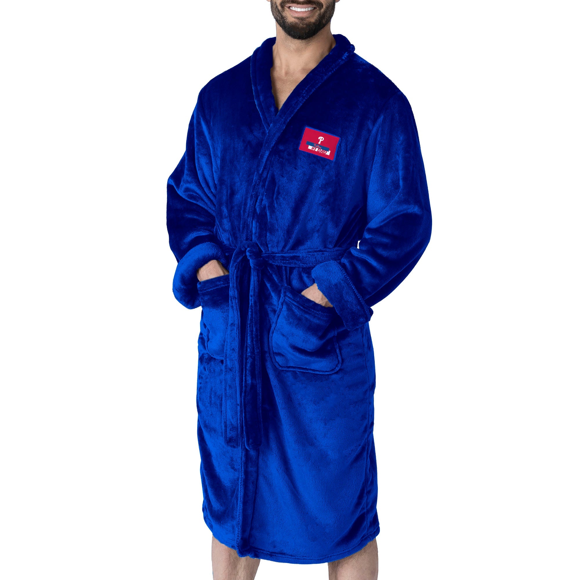 Philadelphia Phillies #1 Dad Silk Touch Robe S/M Royal