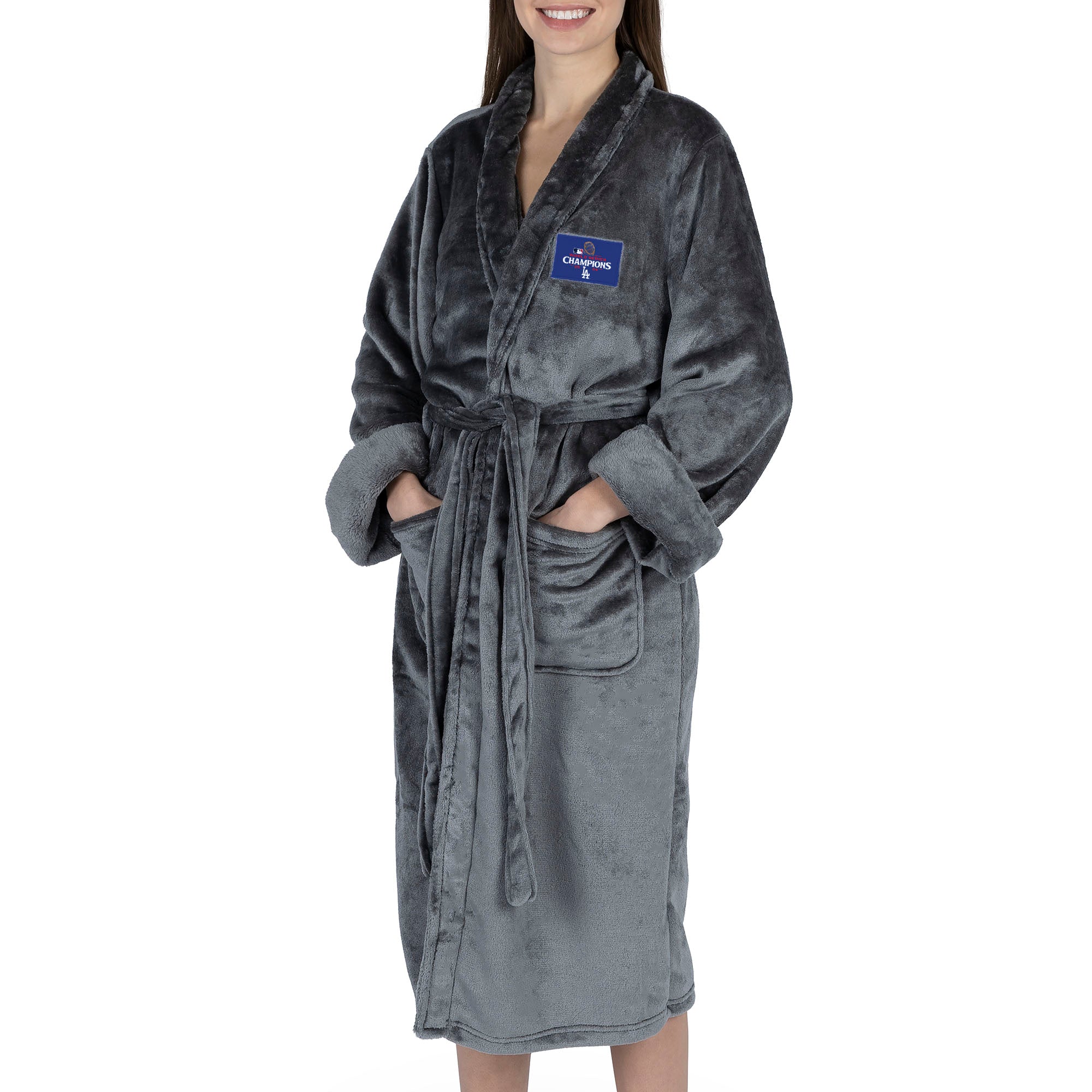 Los Angeles Dodgers 2024 MLB World Series Champs S/M Silk Touch Robe 23¡Á41 Inches