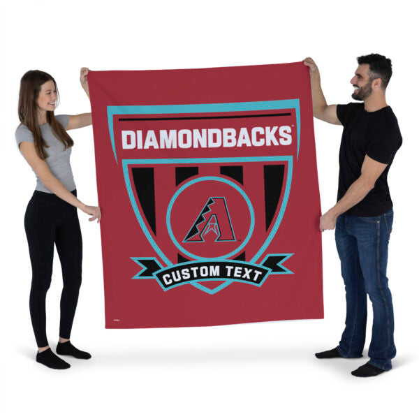 MLB Arizona Diamondbacks Allegiance Personalized Wall Hanging 50¡Á60 Inches