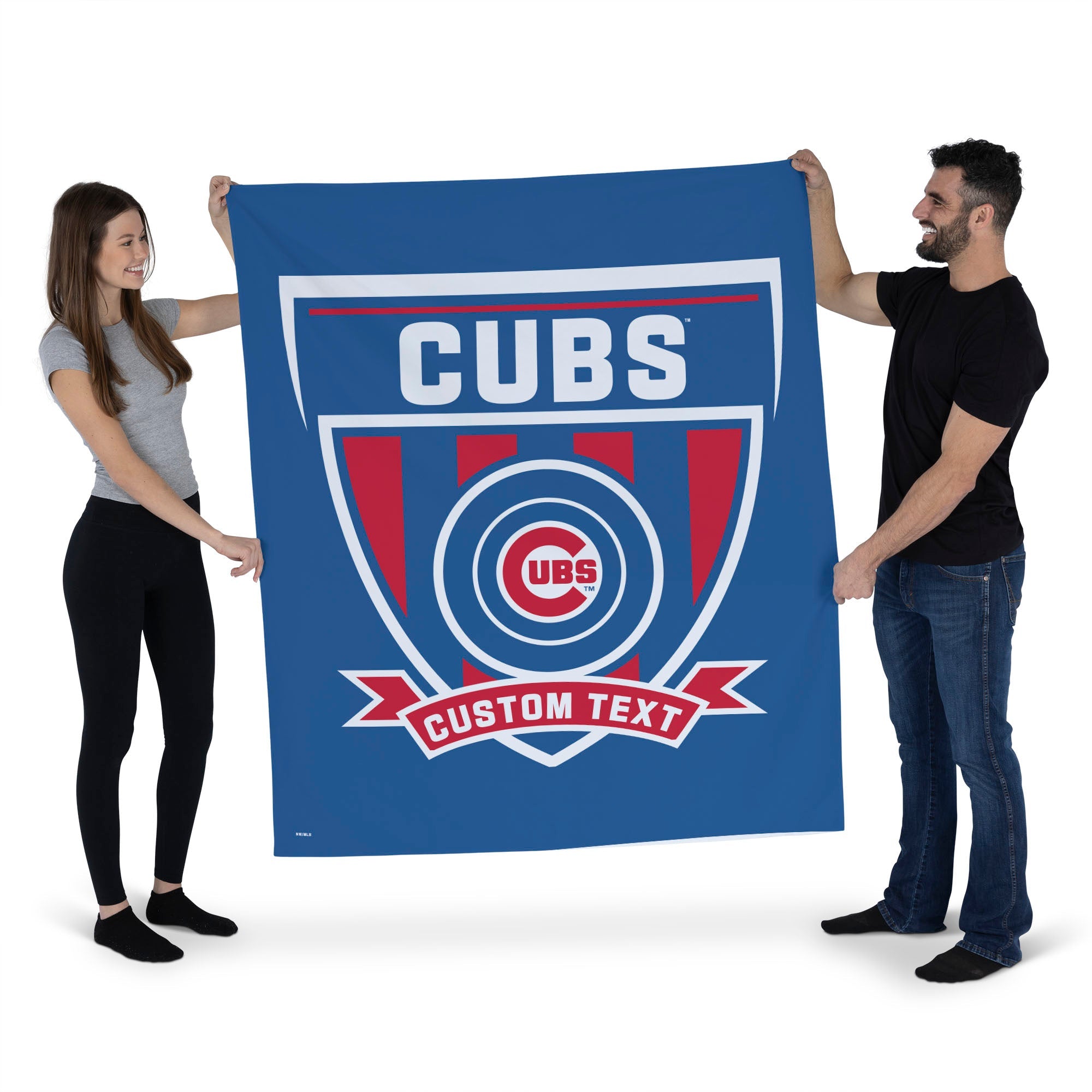 MLB Chicago Cubs Allegiance Personalized Wall Hanging 50x60 Inches