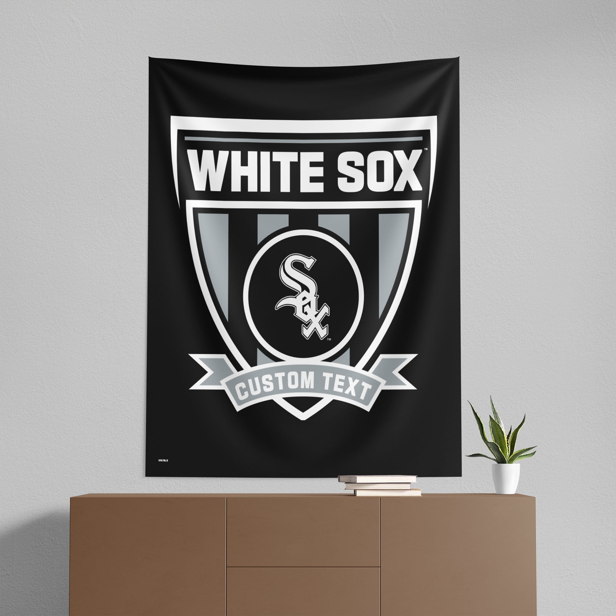 MLB Chicago White Sox Allegiance Personalized Wall Hanging 50x60 Inches