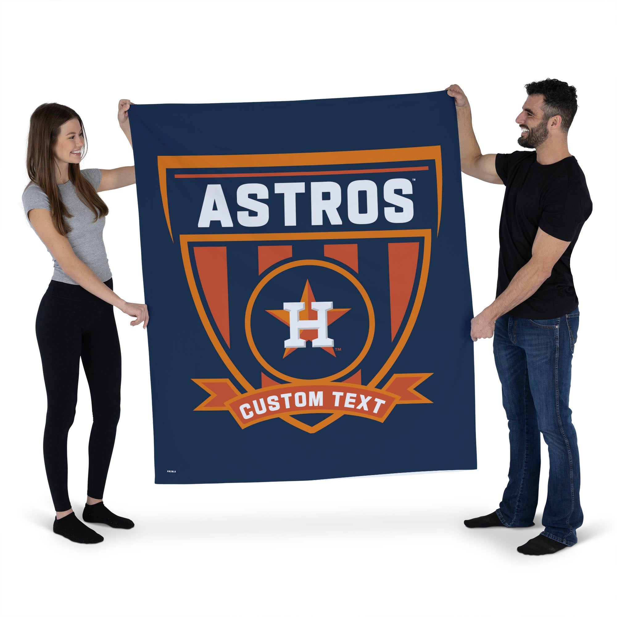 MLB Houston Astros Allegiance Personalized Wall Hanging 50x60 Inches
