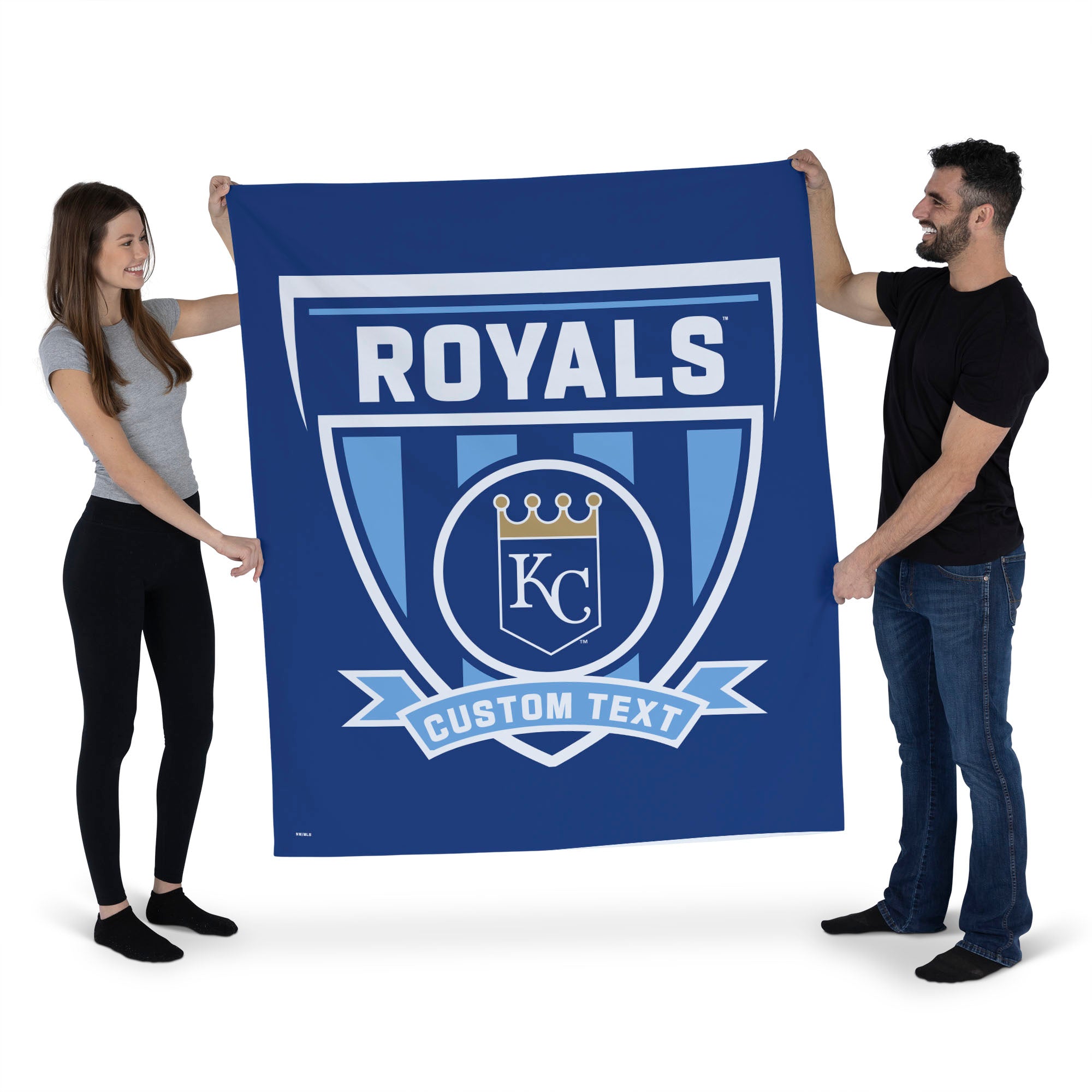 MLB Kansas City Royals Allegiance Personalized Wall Hanging 50x60 Inches
