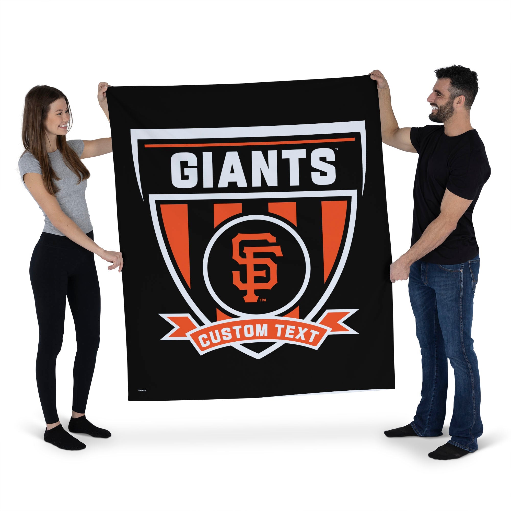 MLB San Francisco Giants Allegiance Personalized Wall Hanging 50x60 Inches