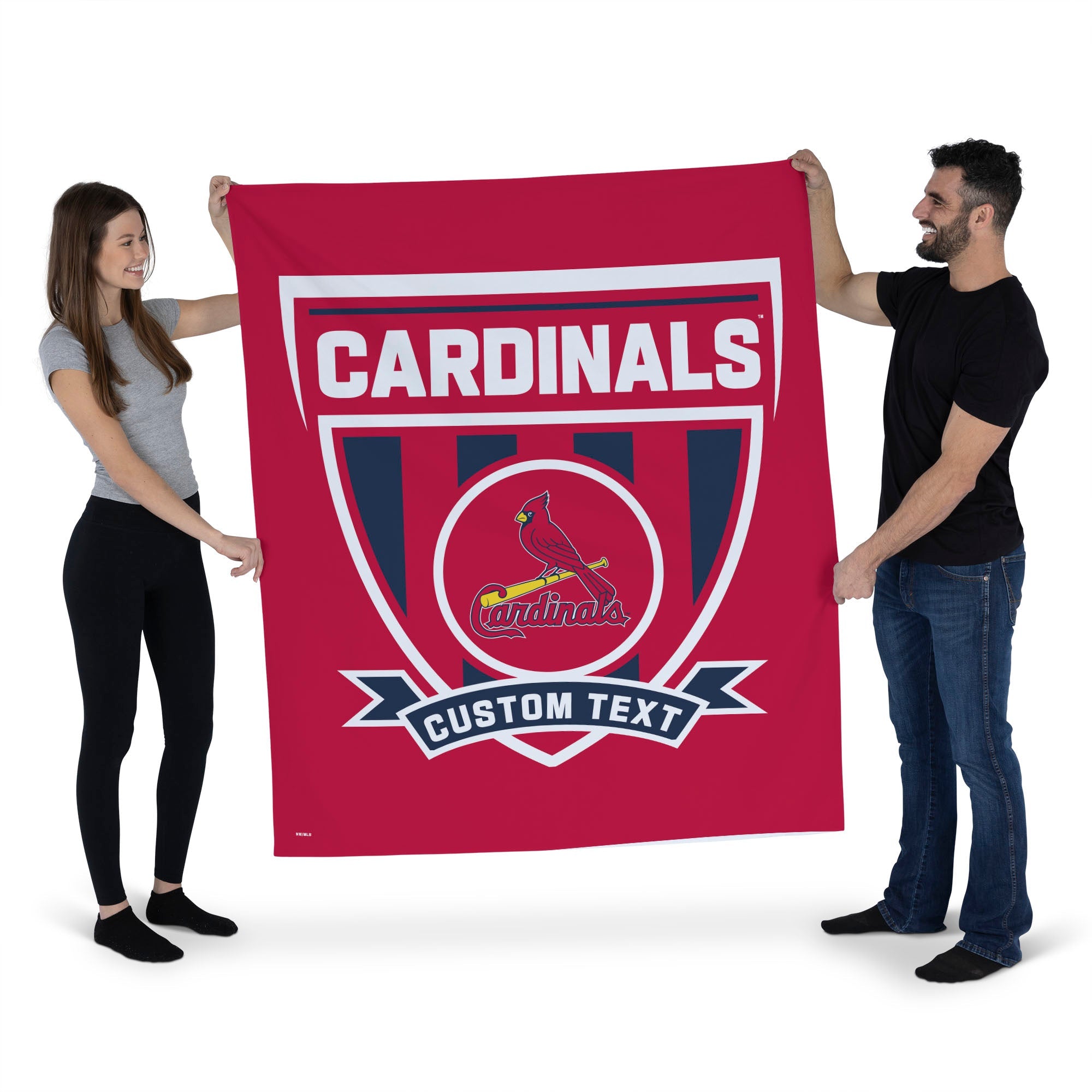 MLB St. Louis Cardinals Allegiance Personalized Wall Hanging 50x60 Inches