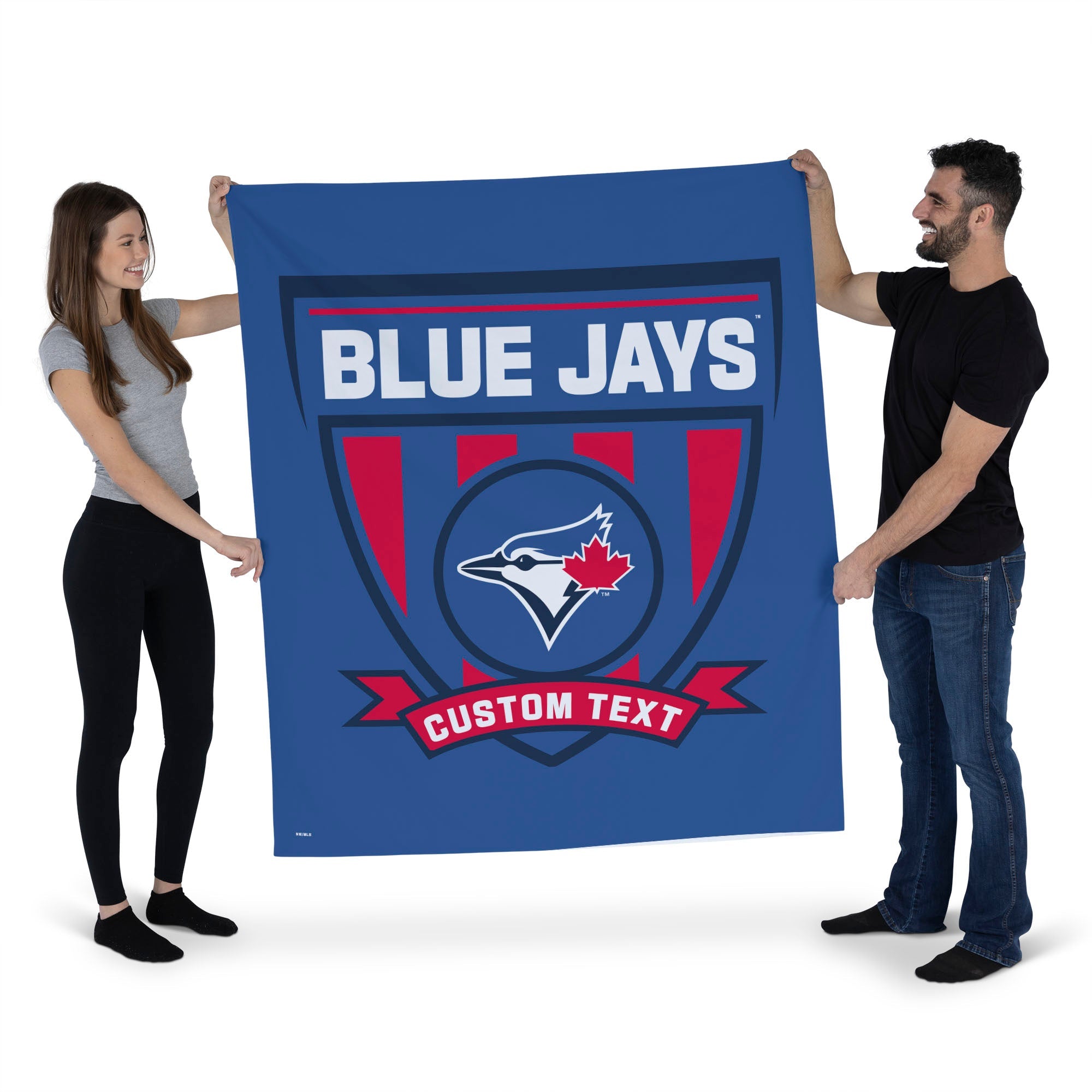 MLB Toronto Blue Jays Allegiance Personalized Wall Hanging 50x60 Inches