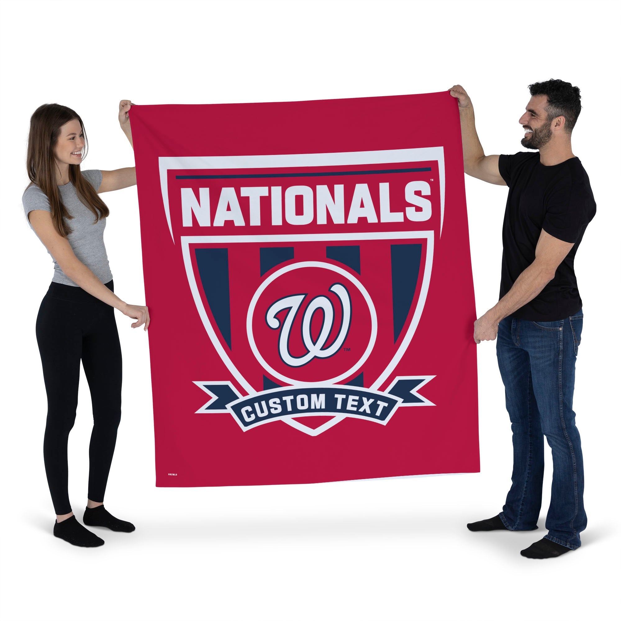 MLB Washington Nationals Allegiance Personalized Wall Hanging 50x60 Inches