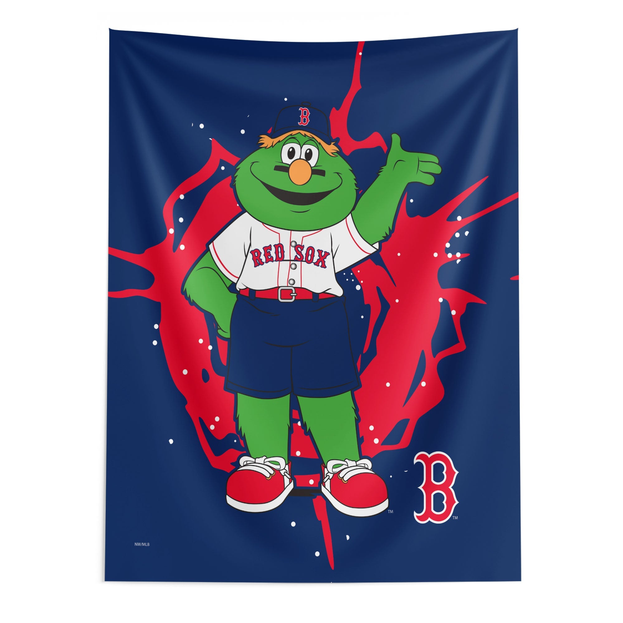 Boston Red Sox MLB Mascot Wall Hanging 50x60 Inches
