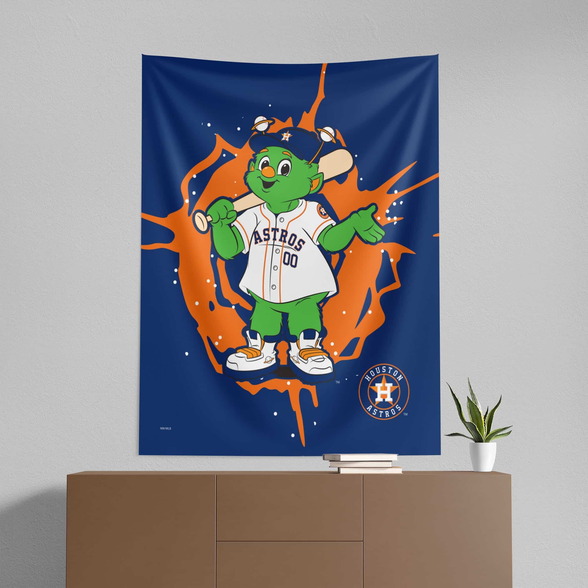 MLB Houston Astros Mascot Wall Hanging 50¡Á60 Inches