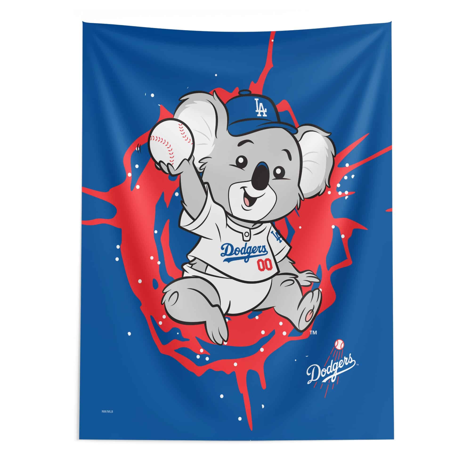 MLB Los Angeles Dodgers Mascot Wall Hanging 50¡Á60 Inches