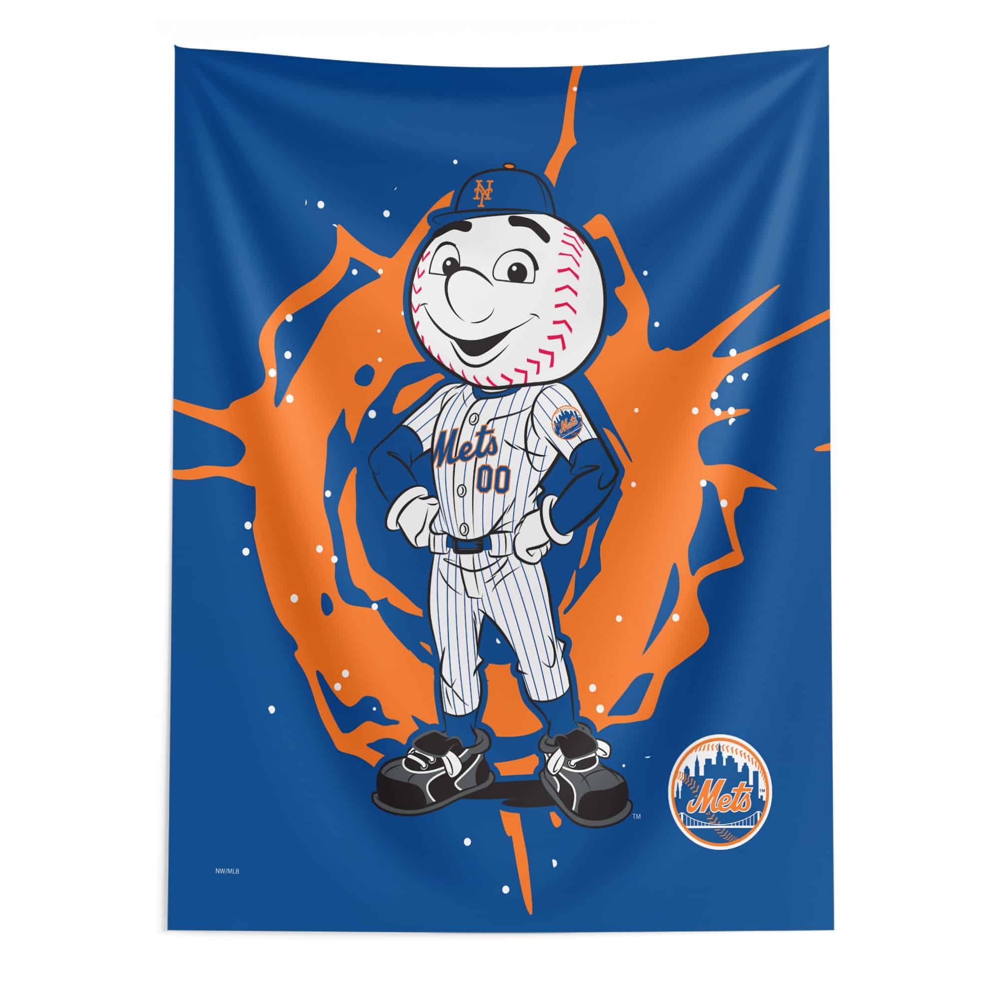 New York Mets Mascot Wall Hanging 50¡Á60 Inches
