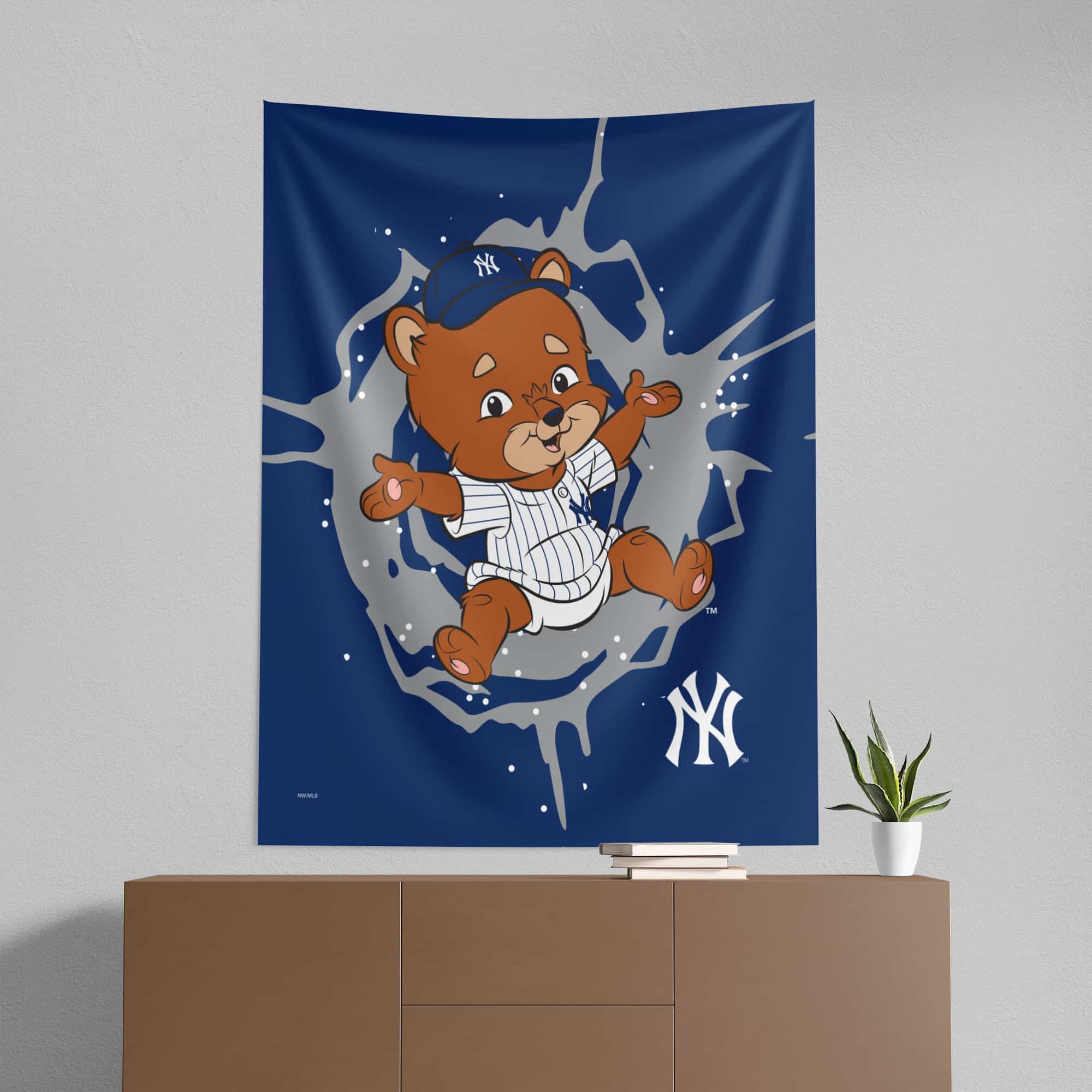 New York Yankees Mascot Wall Hanging 50¡Á60 Inches