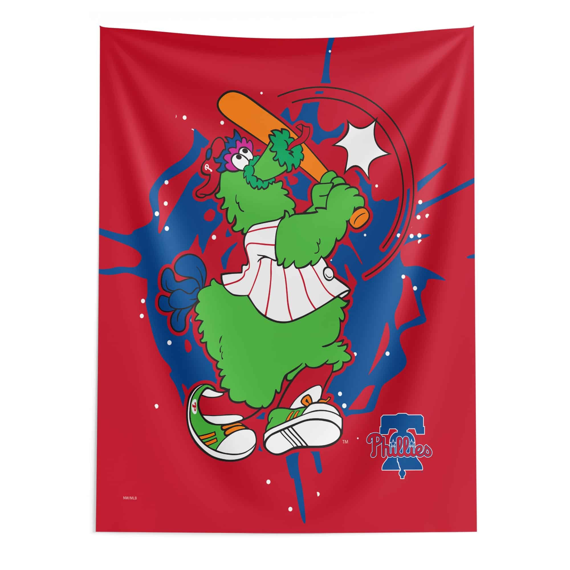 MLB Philadelphia Phillies Mascot Wall Hanging 50¡Á60 Inches