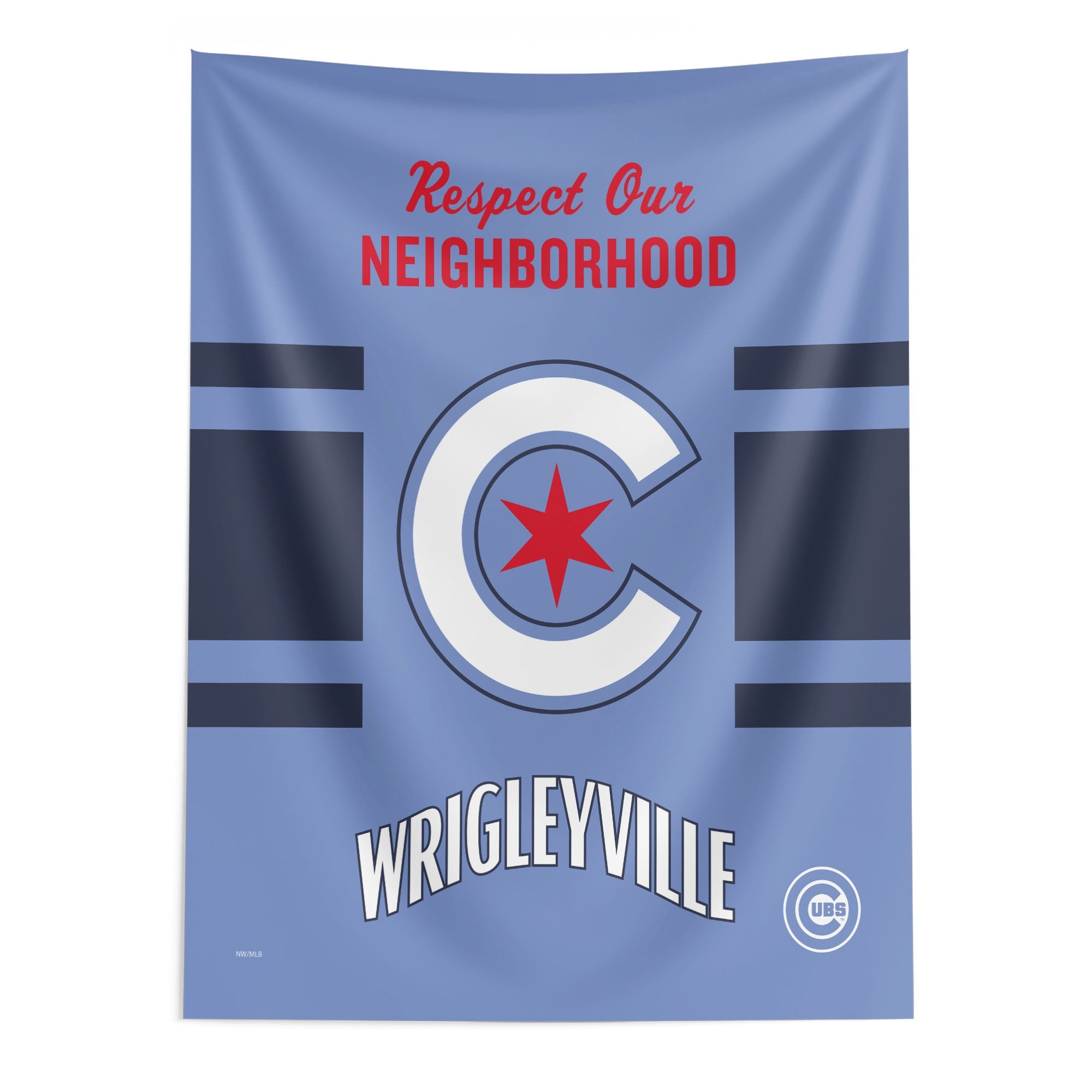Chicago Cubs MLB City Connect Wall Hanging 50x60 Inches
