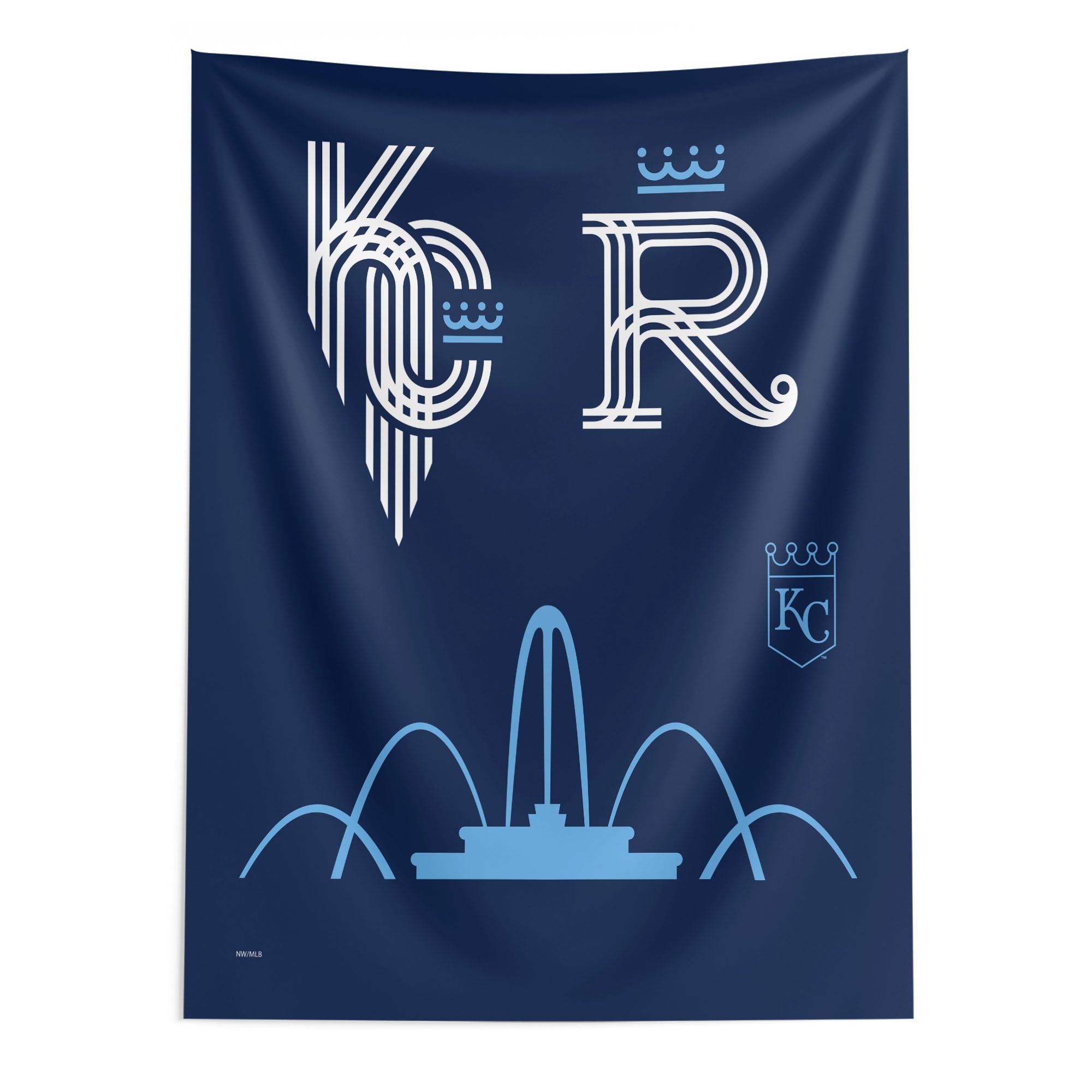 Kansas City Royals MLB City Connect Wall Hanging 50x60 Inches