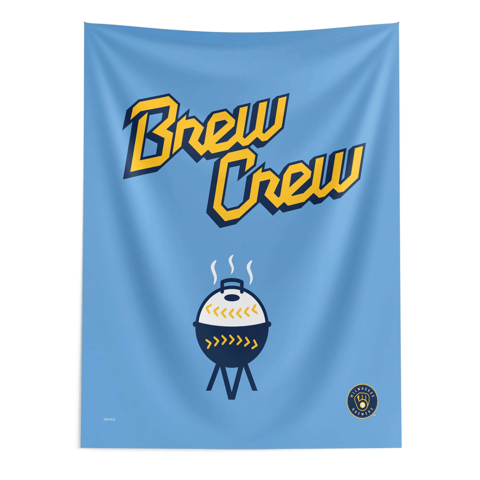Milwaukee Brewers MLB City Connect Wall Hanging 50x60 Inches
