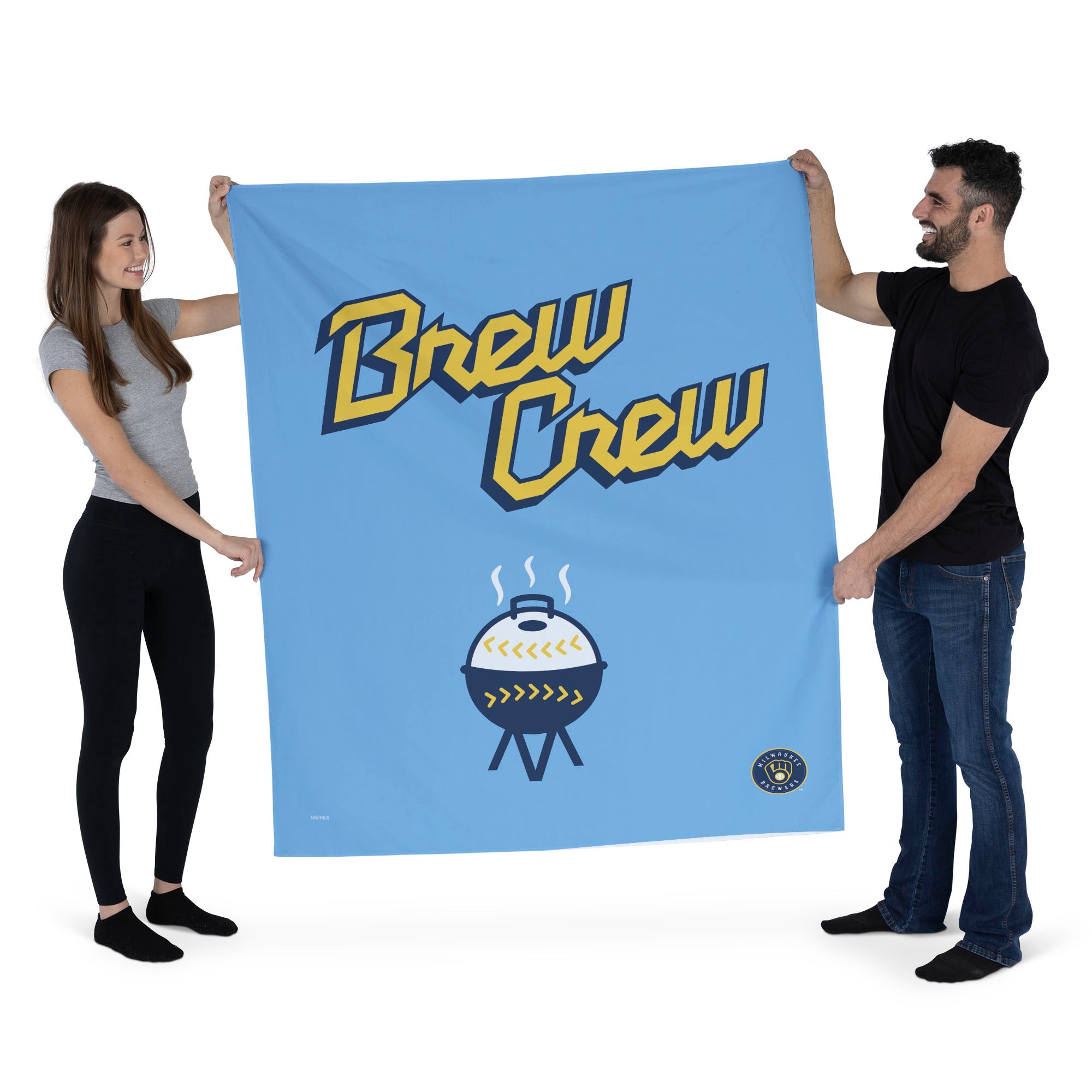 Milwaukee Brewers MLB City Connect Wall Hanging 50x60 Inches