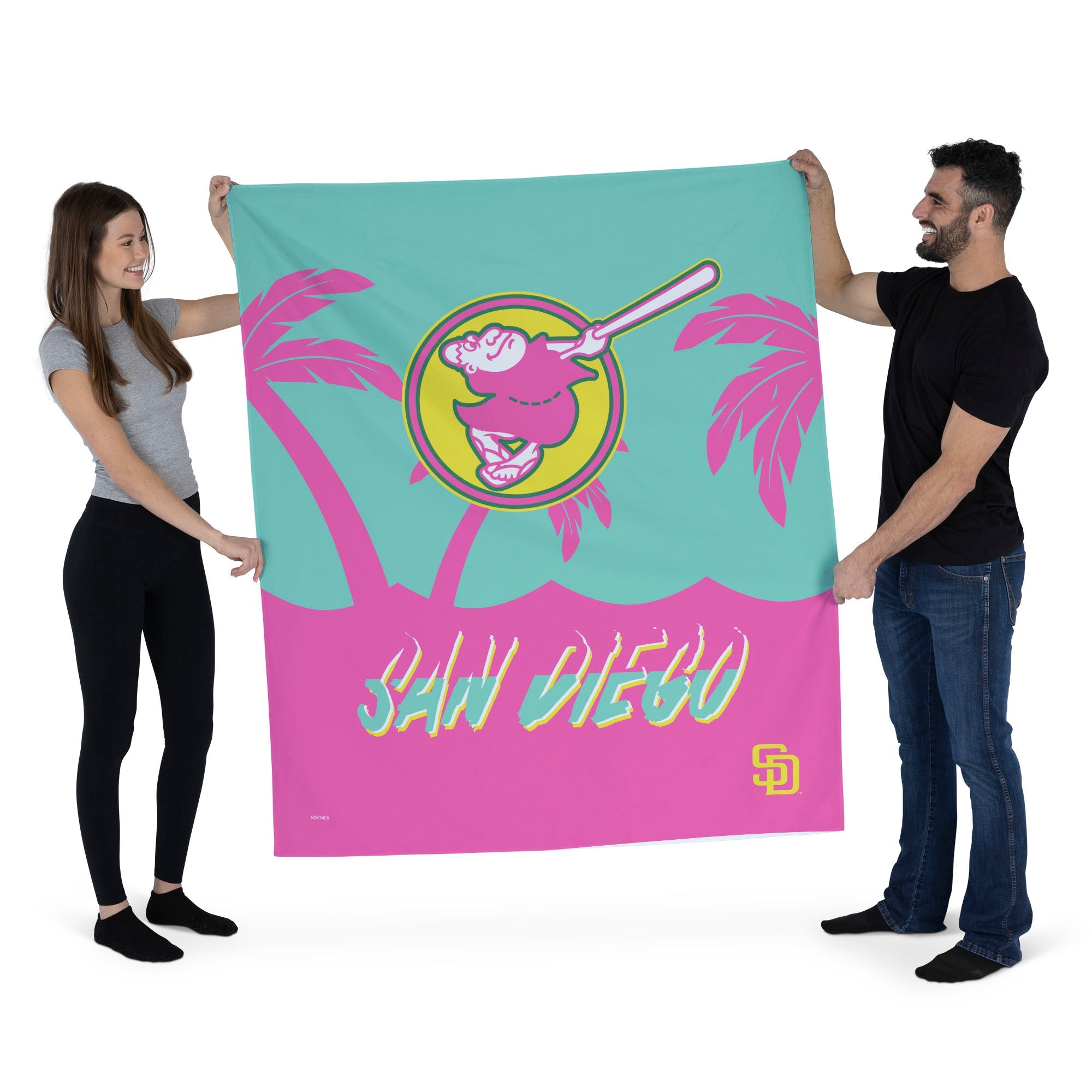 San Diego Padres MLB City Connect Wall Hanging 50x60 Inches