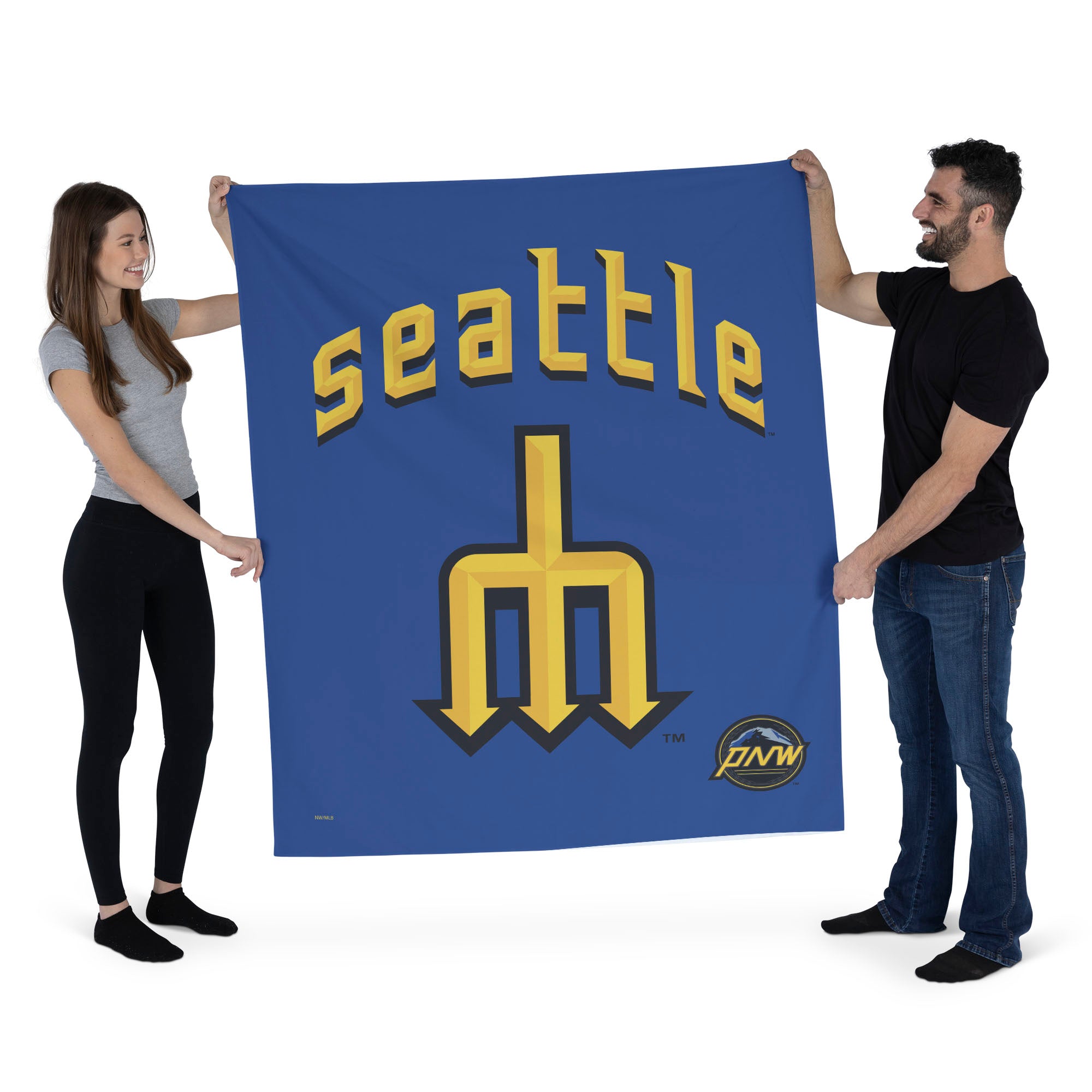 Seattle Mariners MLB City Connect Wall Hanging 50x60 Inches