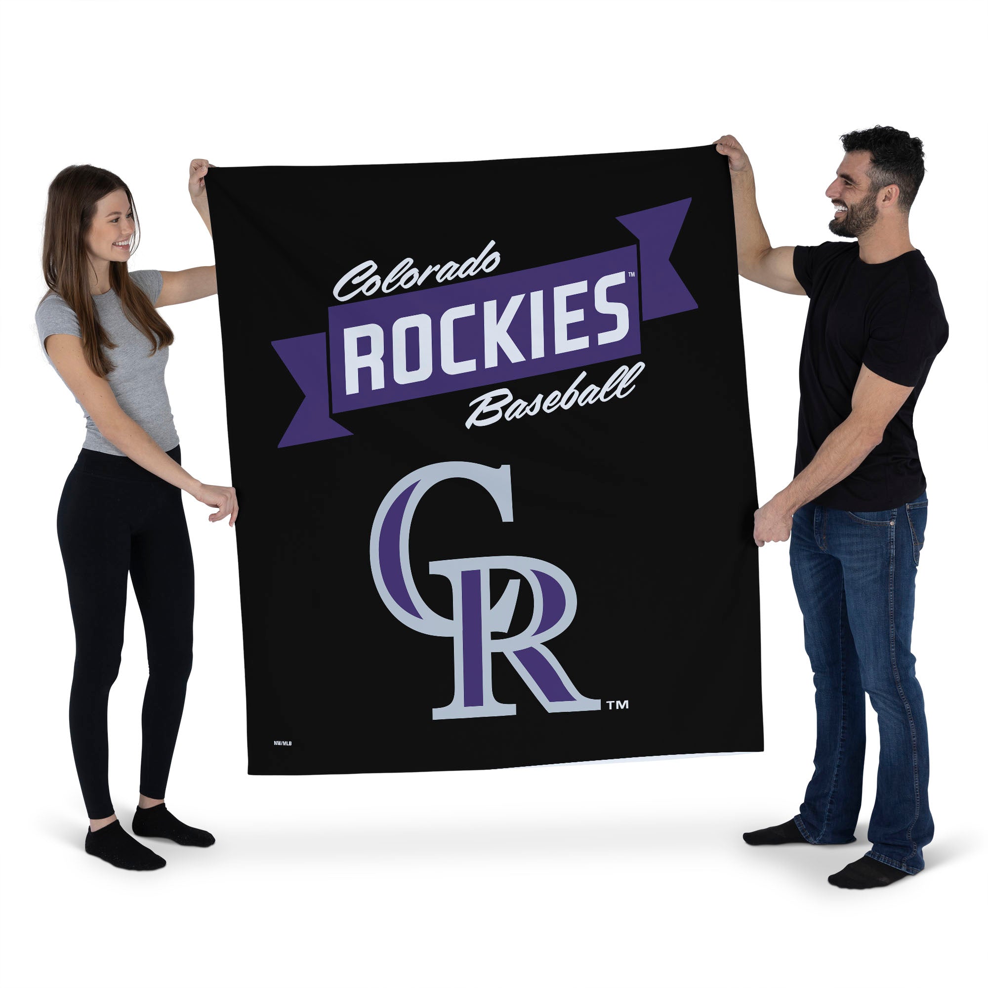 MLB Colorado Rockies Premium Wall Hanging 34 x 40 Inches
