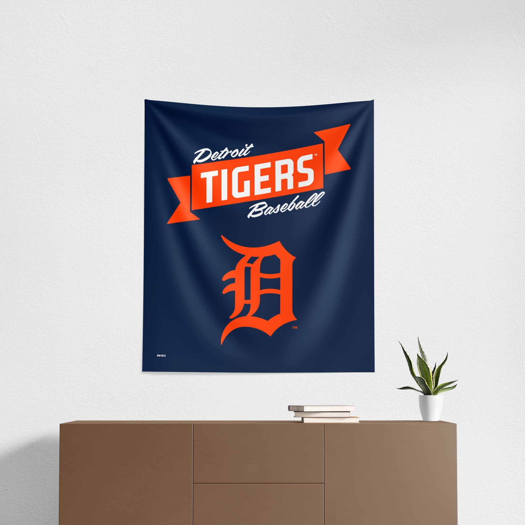 MLB Detroit Tigers Premium Wall Hanging 34 x 40 Inches