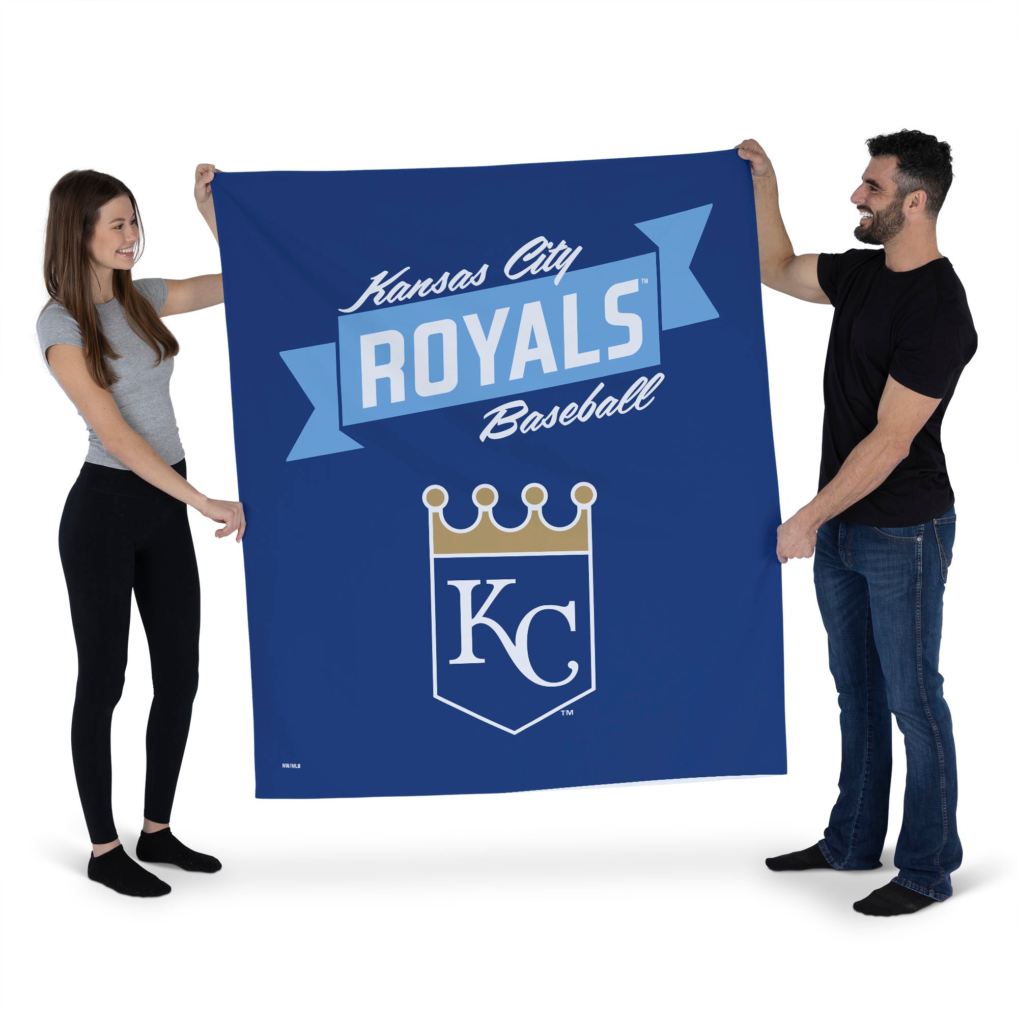 MLB Kansas City Royals Premium Wall Hanging 34 x 40 Inches
