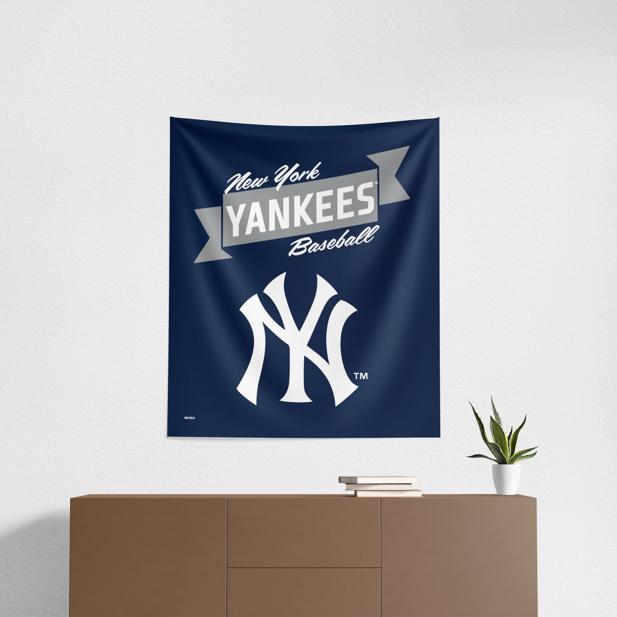 MLB New York Yankees Premium Wall Hanging 34 x 40 Inches