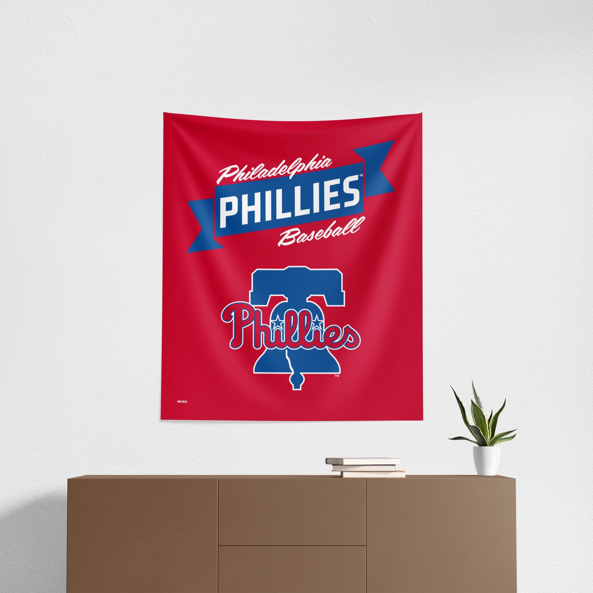 MLB Philadelphia Phillies Premium Wall Hanging 34 x 40 Inches