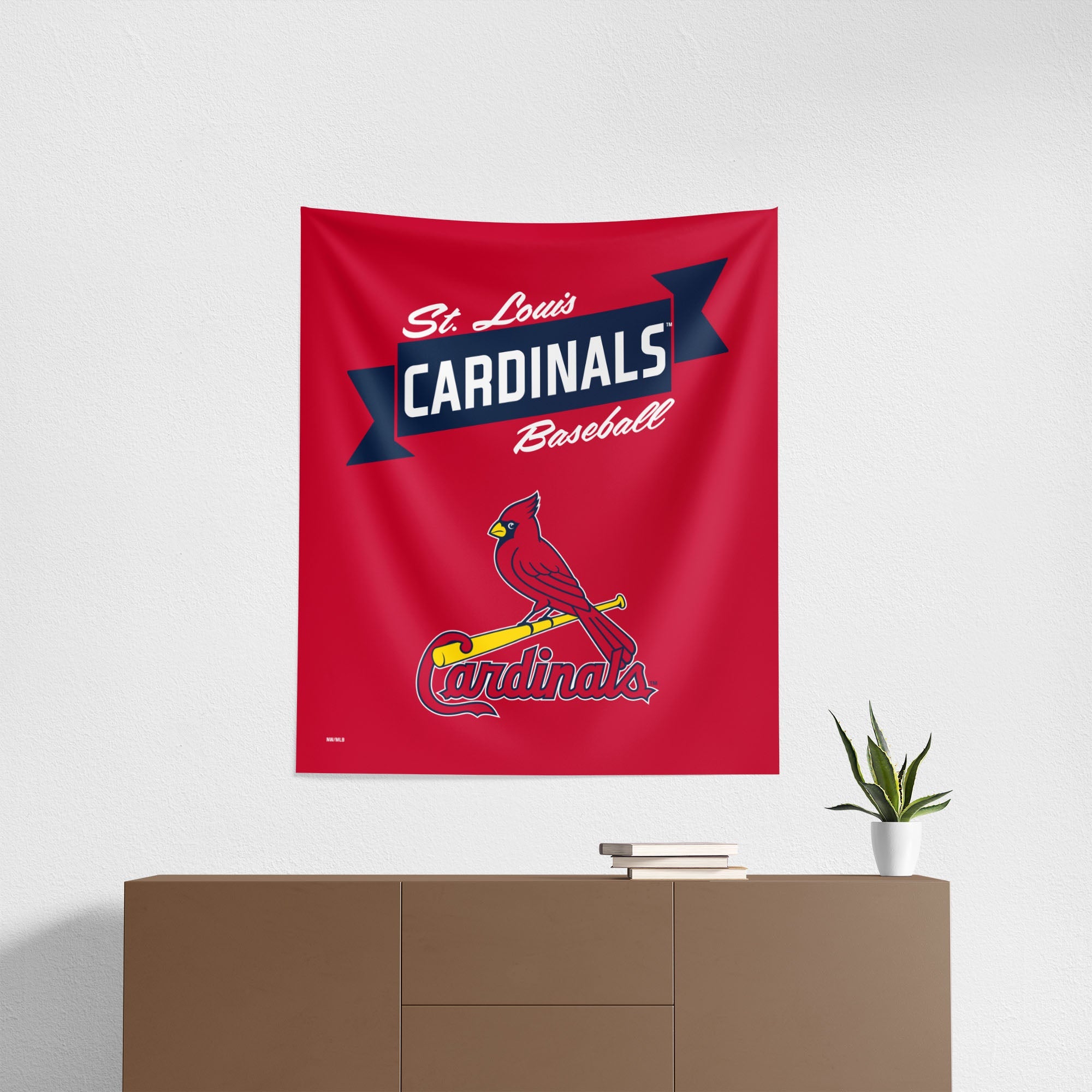 MLB St. Louis Cardinals Premium Wall Hanging 34 x 40 Inches