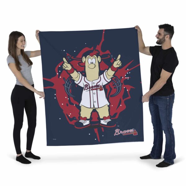 MLB Atlanta Braves Mascot Wall Hanging 34 x 40 Inches