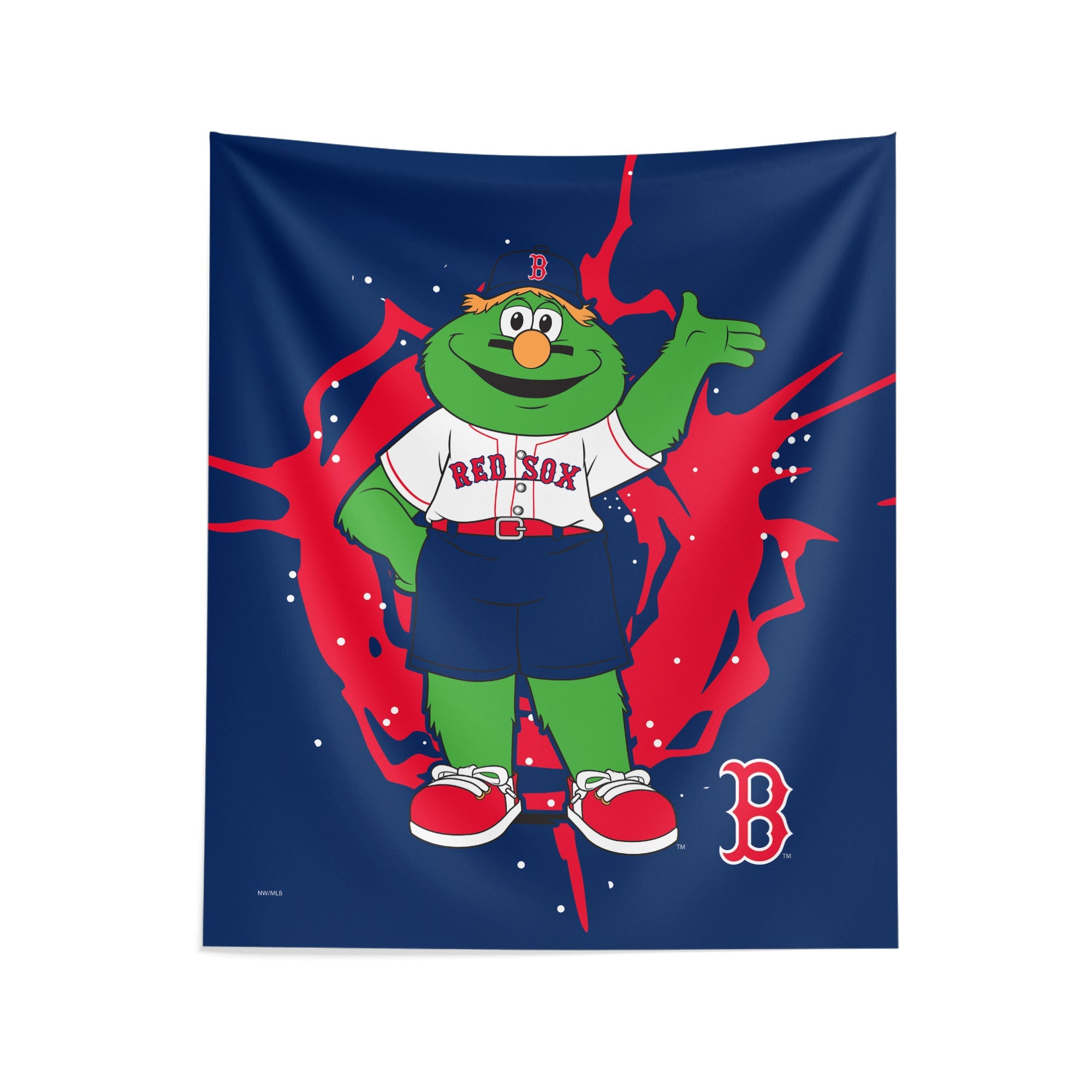 Boston Red Sox MLB Mascot Wall Hanging 34x40 Inches